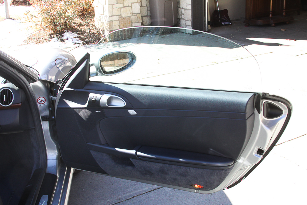 2005 Silver Porsche Boxster Convertible