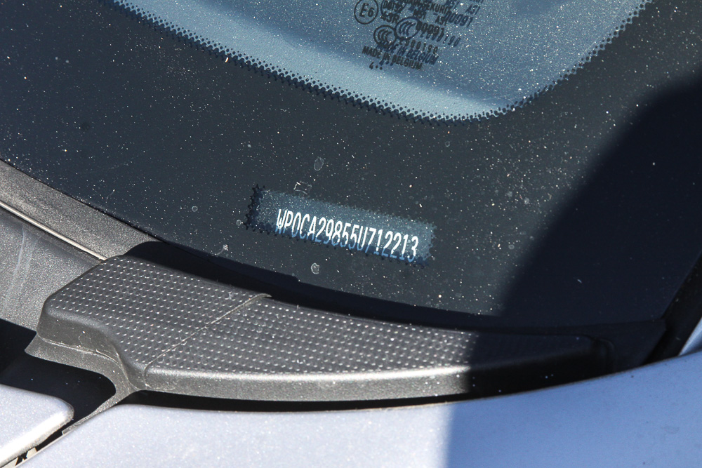 2005 Silver Porsche Boxster Convertible