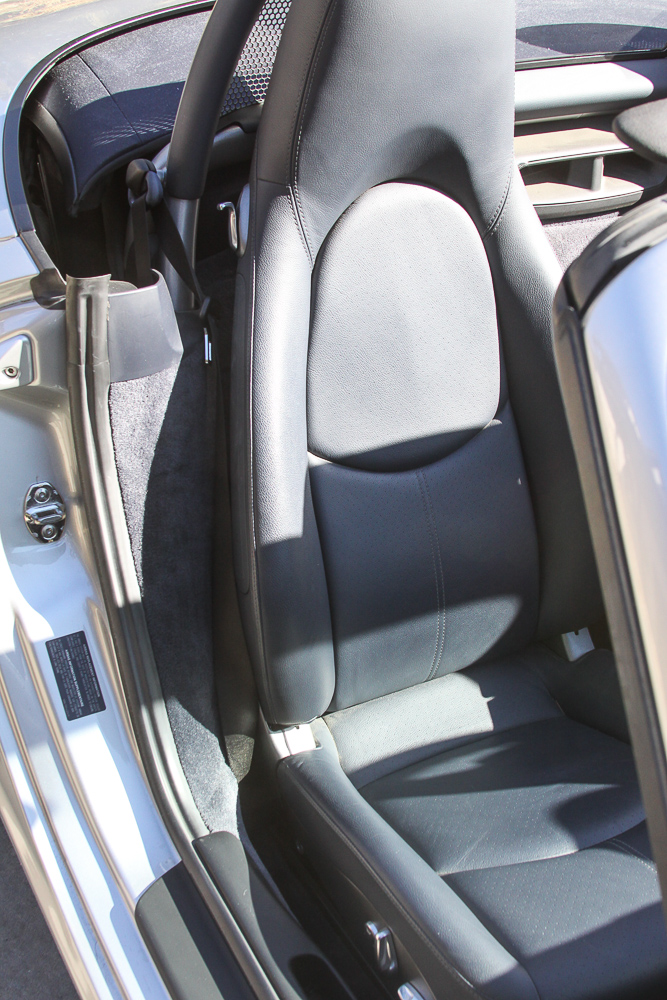 2005 Silver Porsche Boxster Convertible