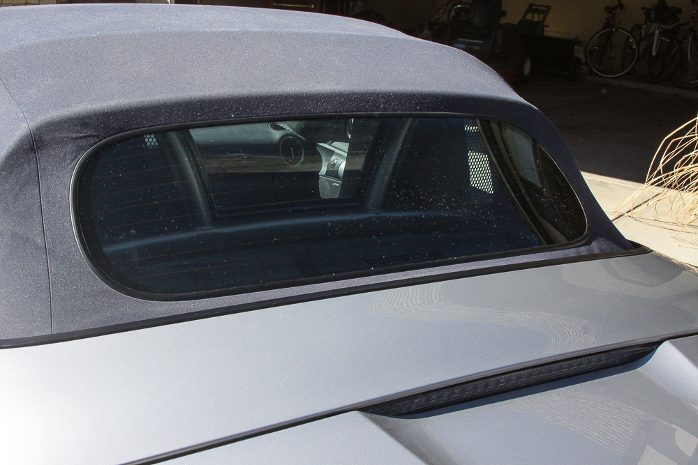 2005 Silver Porsche Boxster Convertible