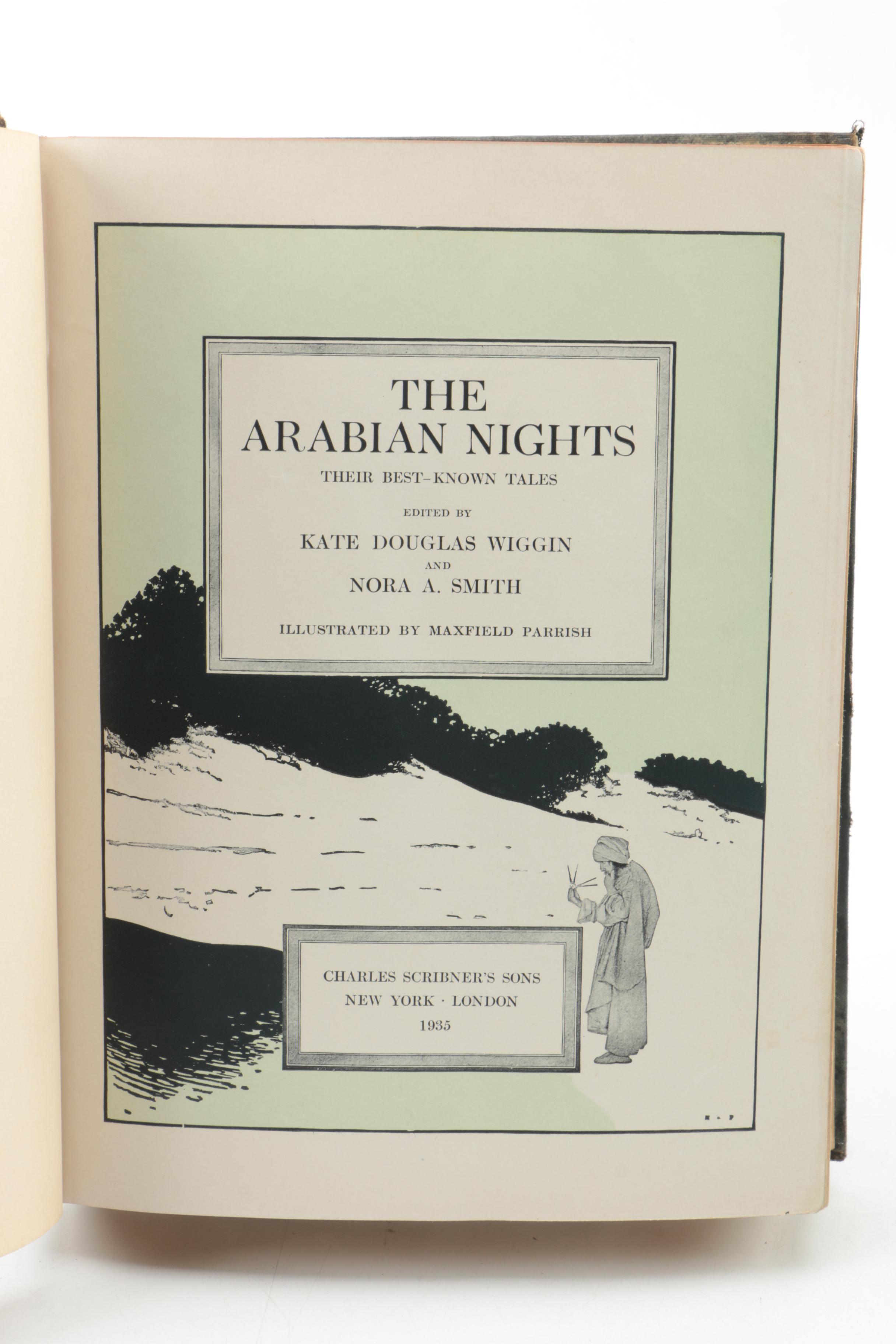 1935 "The Arabian Nights" Illustrated by Maxfield Parrish