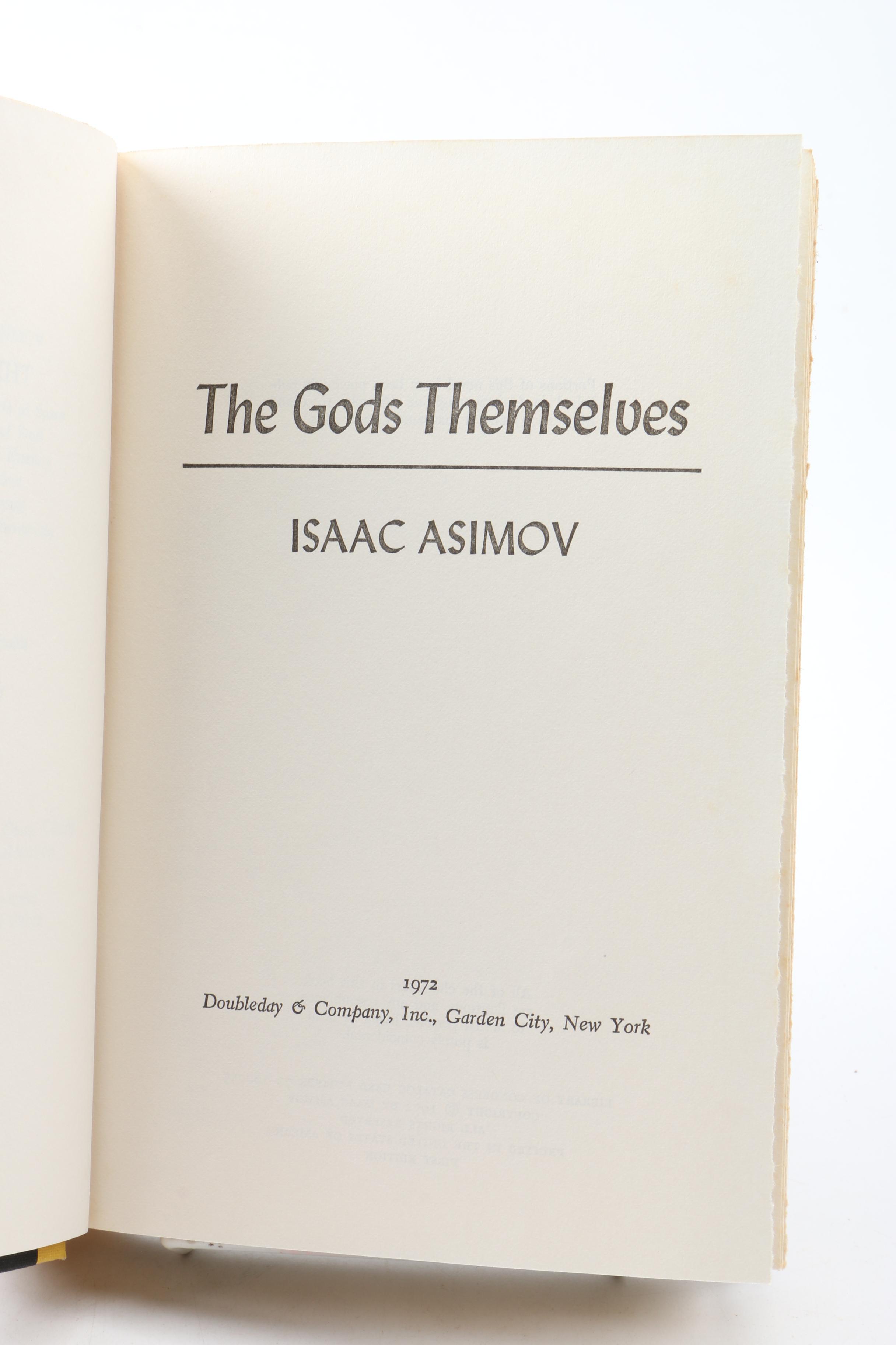 Isaac Asimov Novels including First Edition of "The Gods Themselves"