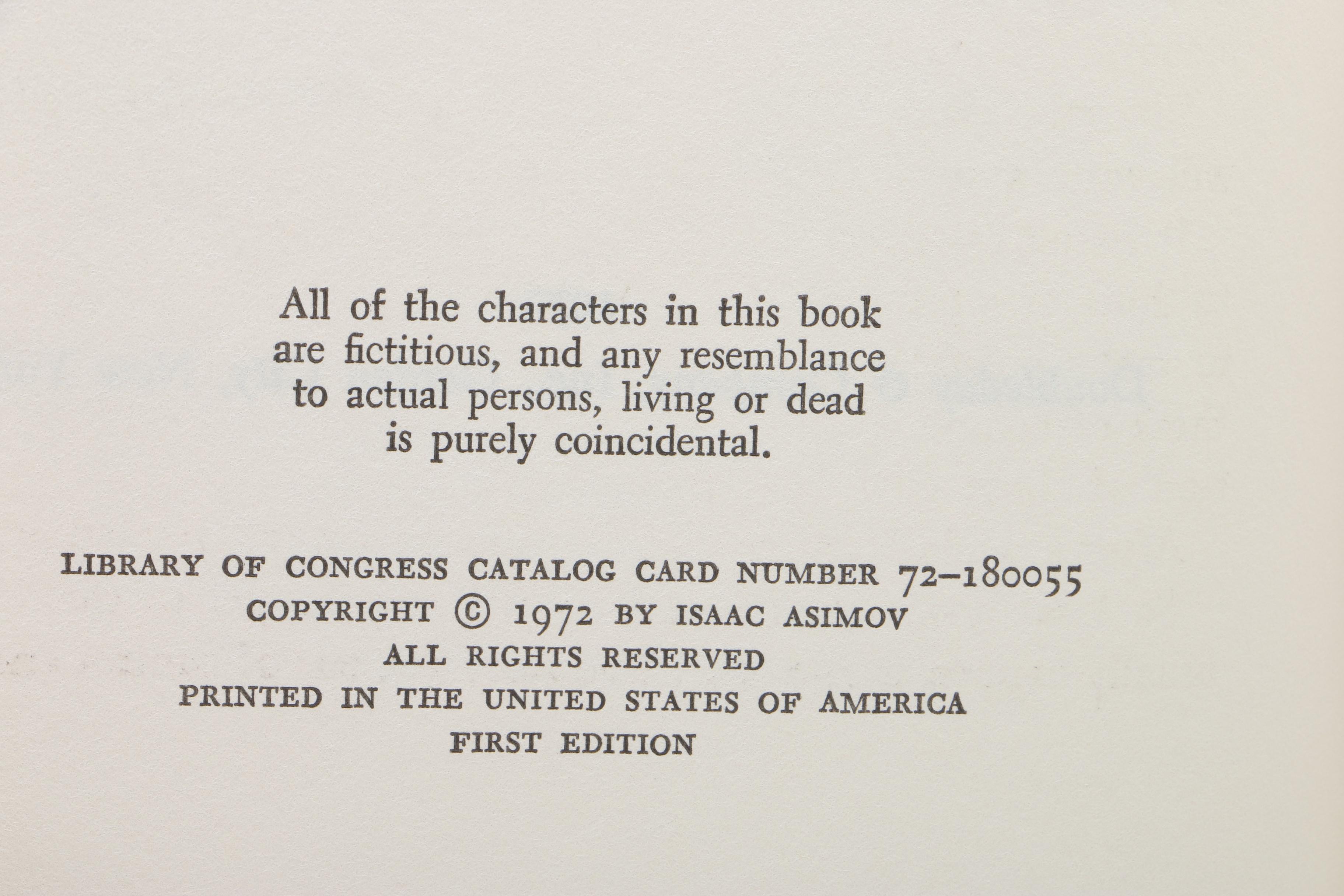 Isaac Asimov Novels including First Edition of "The Gods Themselves"