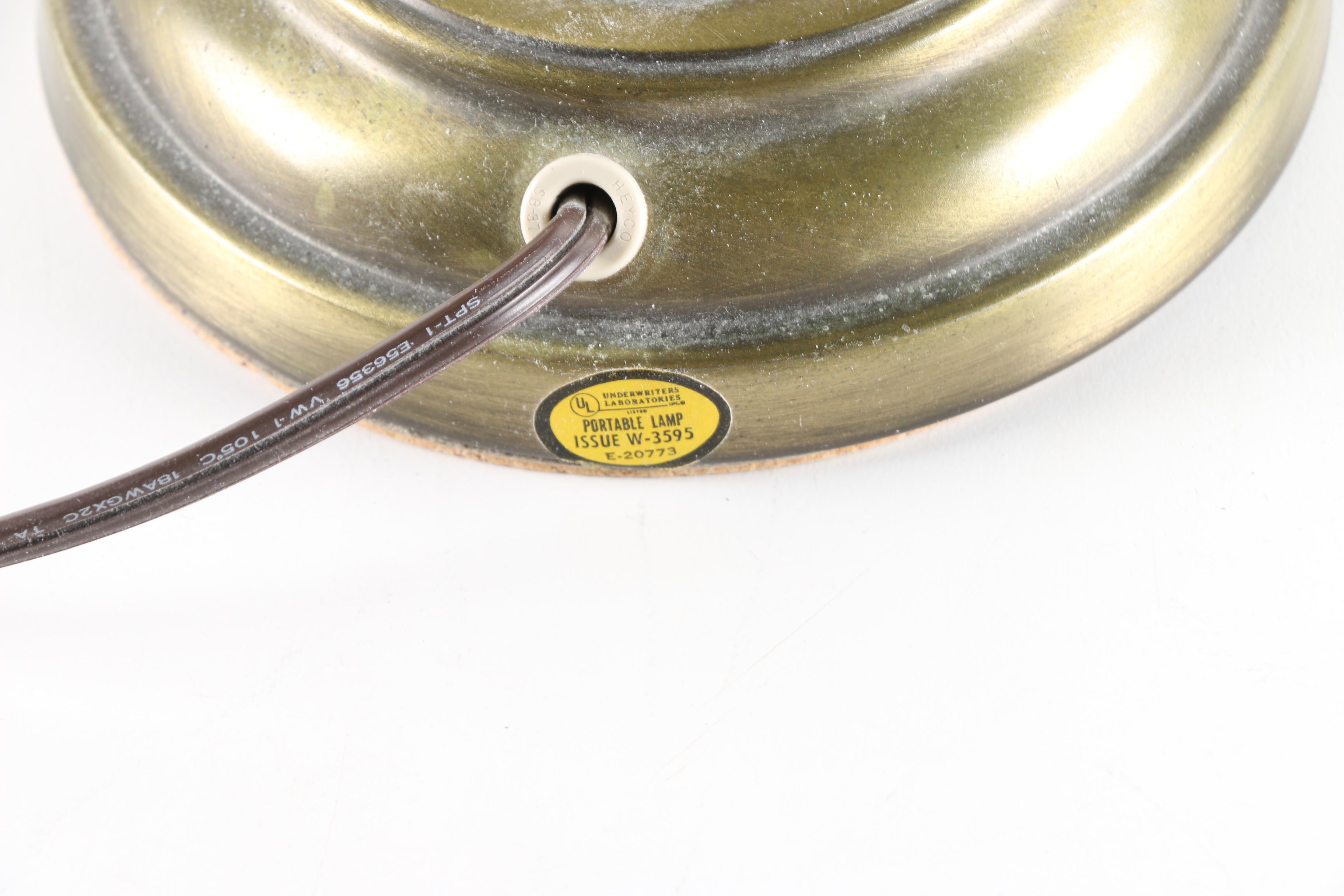 Brass Federal Style Table Lamp