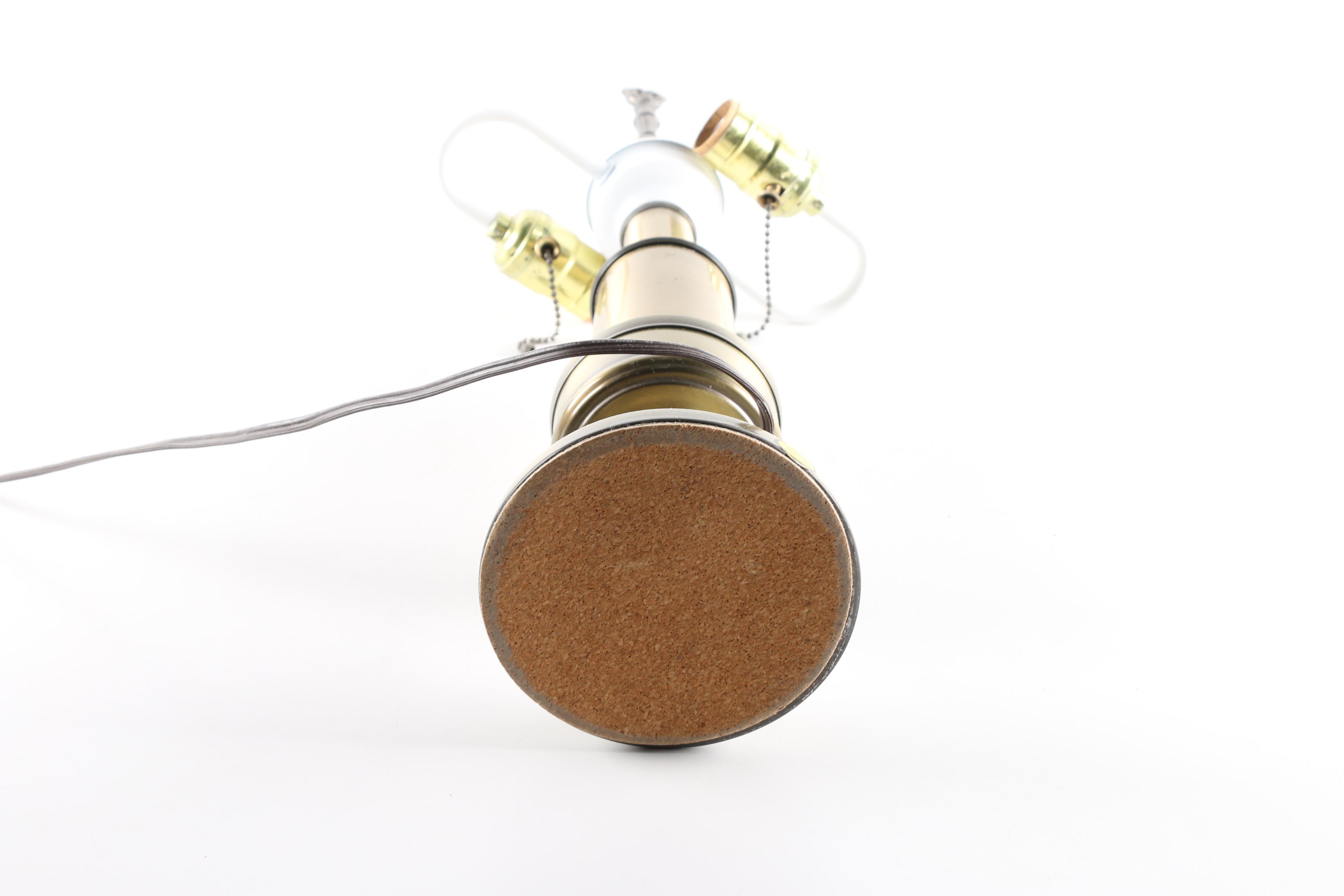 Brass Federal Style Table Lamp