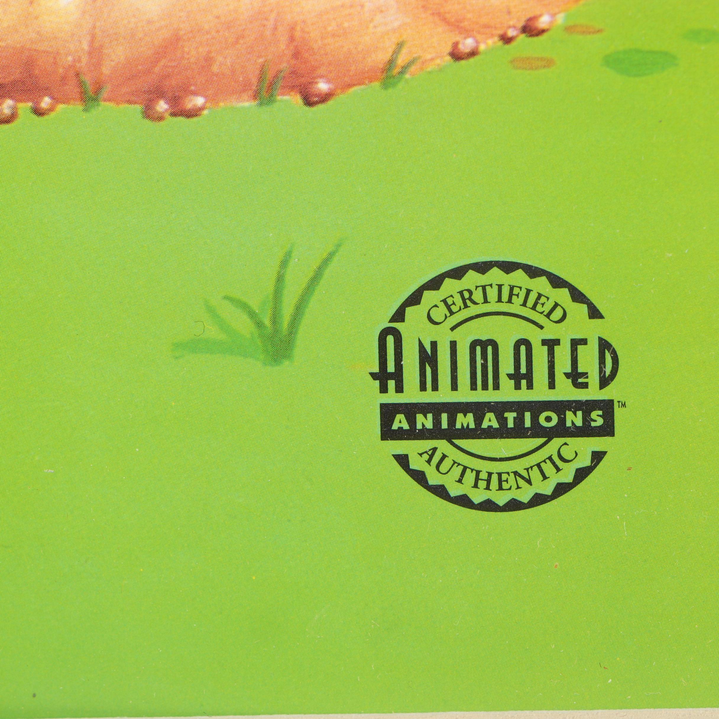 Bugs Bunny & Elmer Fudd Electronic Animation Cel "A Classic Confrontation"