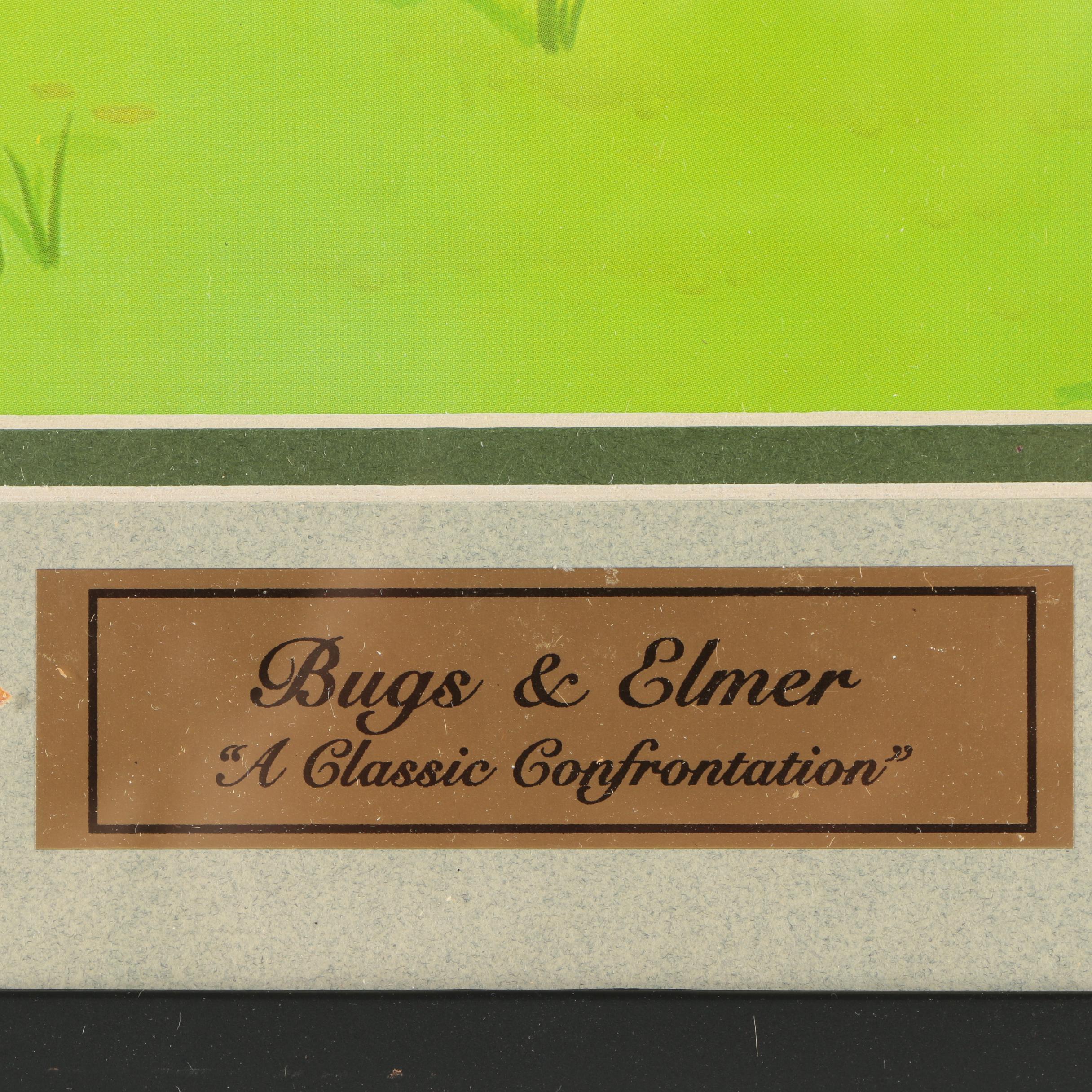 Bugs Bunny & Elmer Fudd Electronic Animation Cel "A Classic Confrontation"