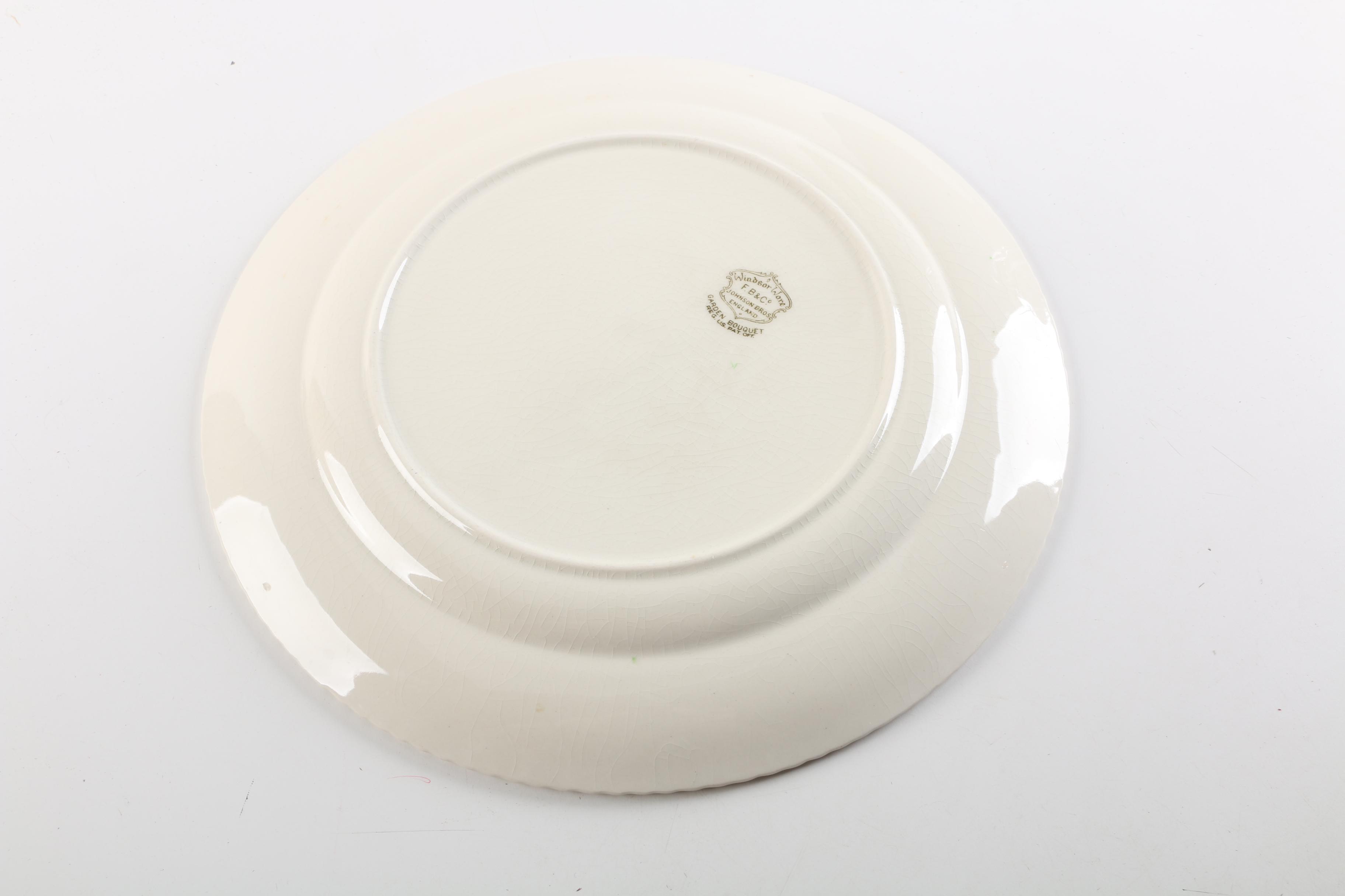 Vintage Johnson Brothers "Garden Bouquet" Windsor Ware Platters