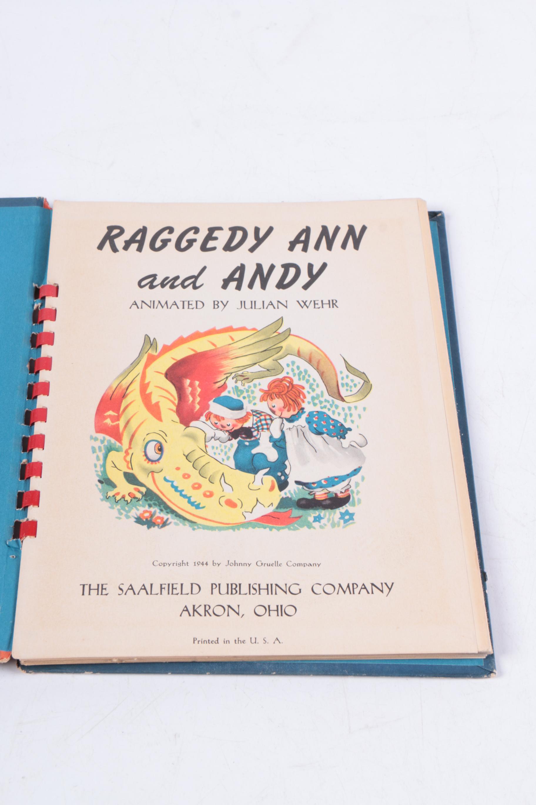1920s "Raggedy Ann" Book Collection by Johnny Gruelle