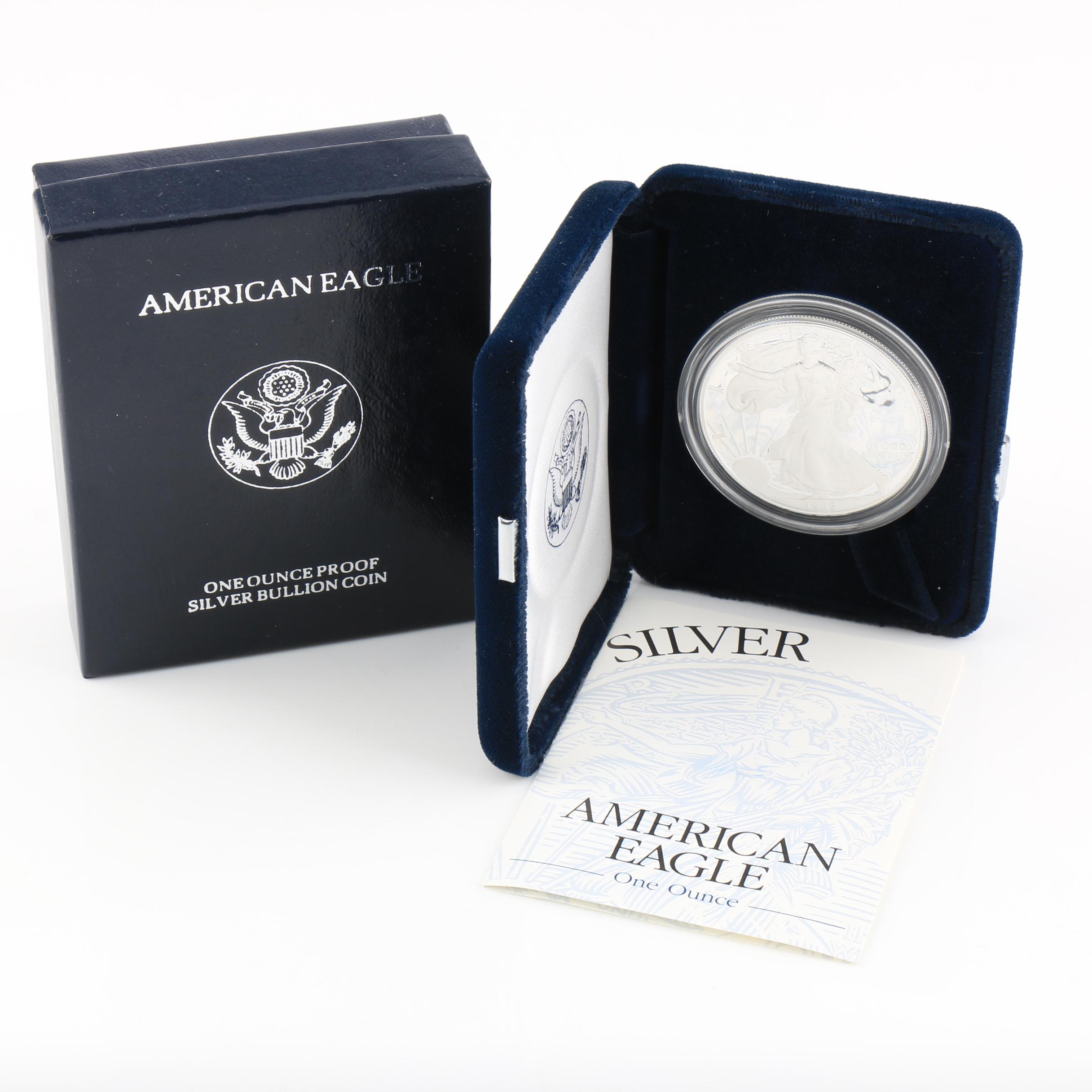 1995-P Walking Liberty Silver Eagle Proof Bullion Coin