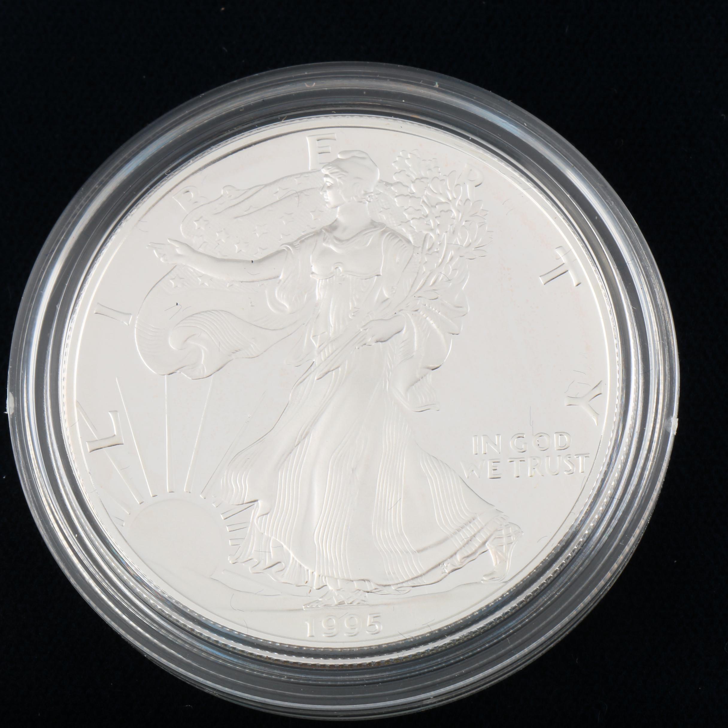 1995-P Walking Liberty Silver Eagle Proof Bullion Coin