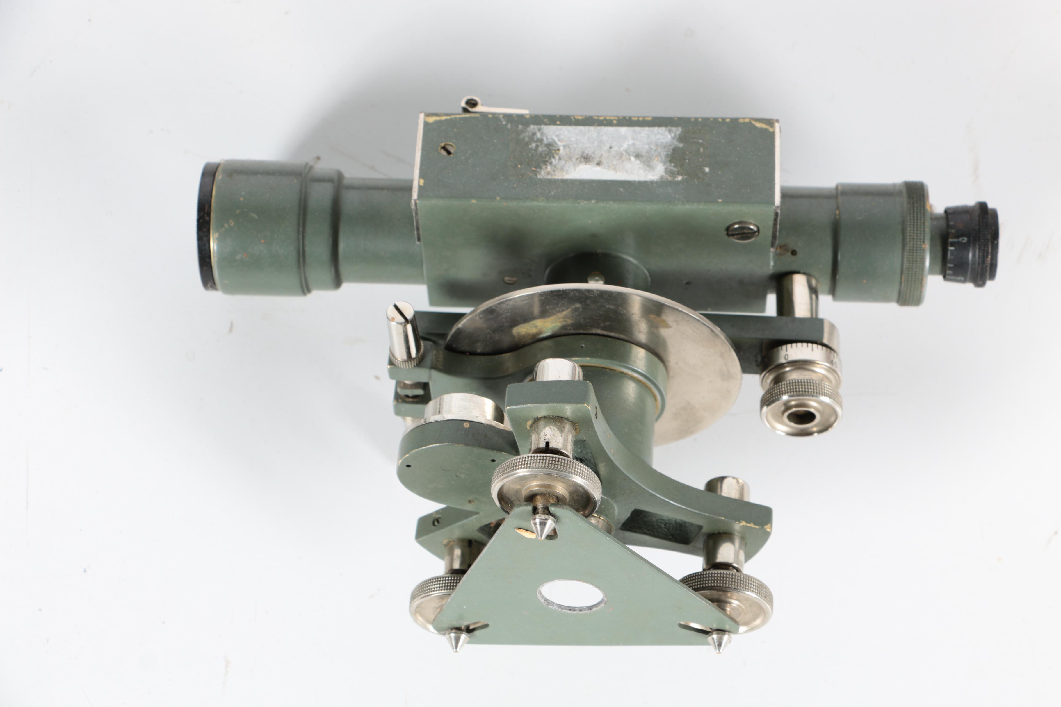 Vintage Surveying Transit Levels With Tripod, Including Carl Zeiss Jena