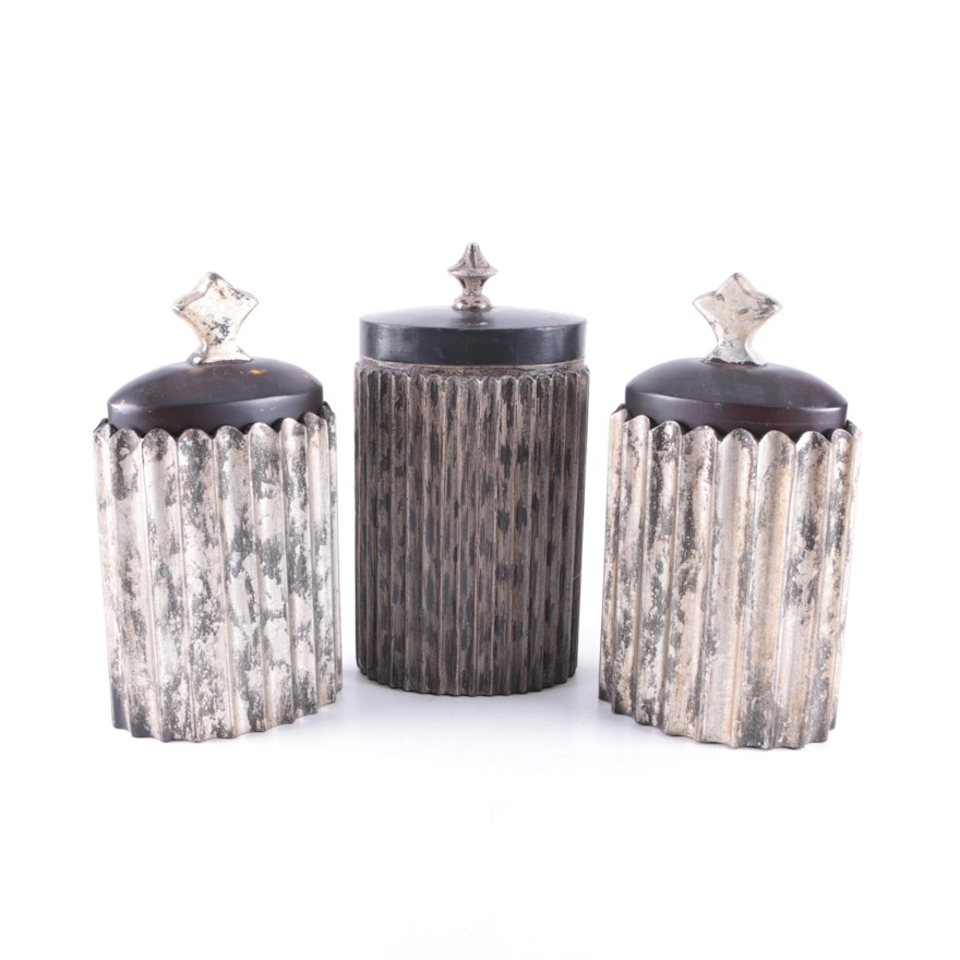 Collection of Decorative Canisters