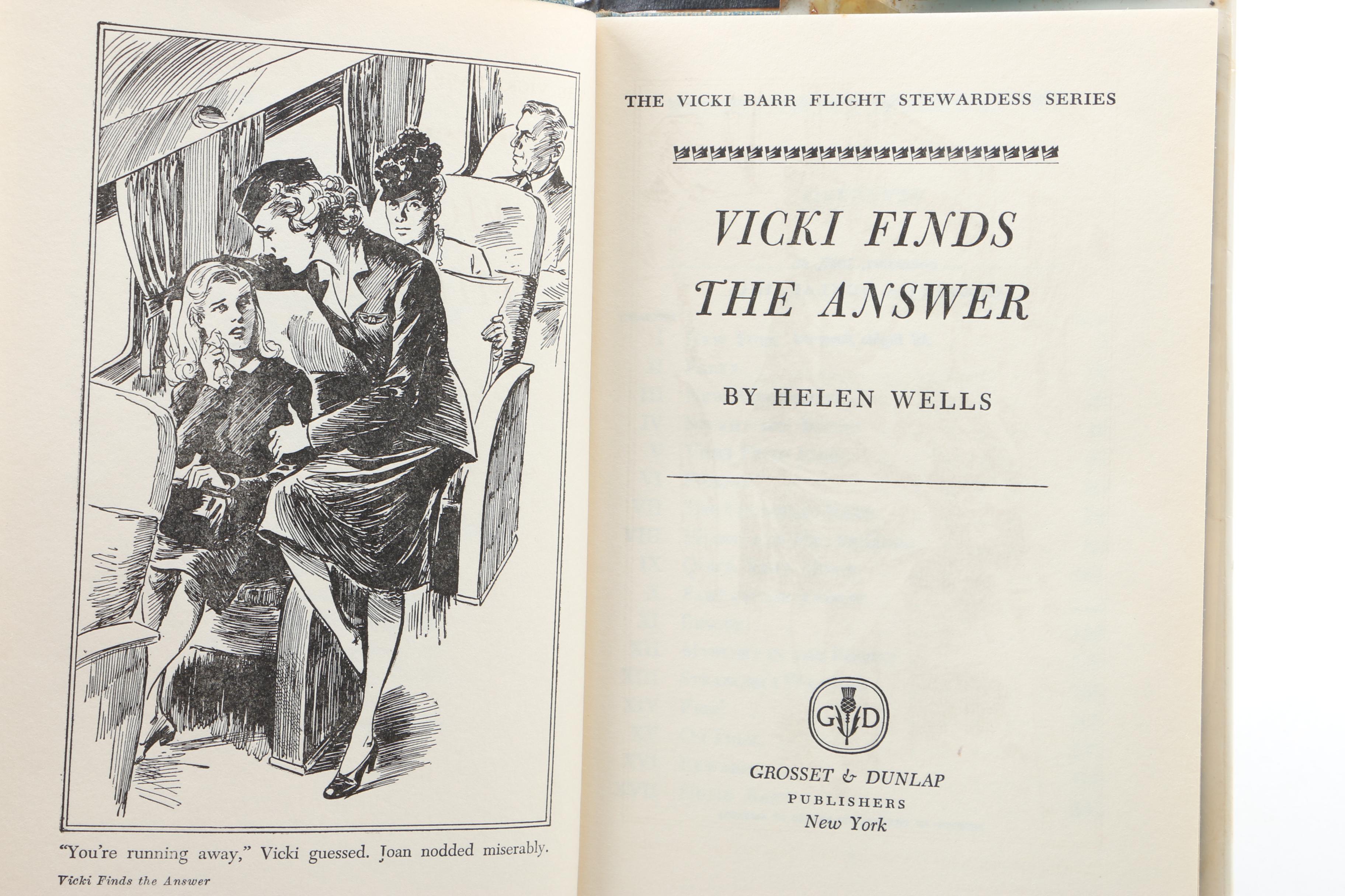 1940s-1950s "Vicki Barr Flight Stewardess Series" Eight-Volume Set