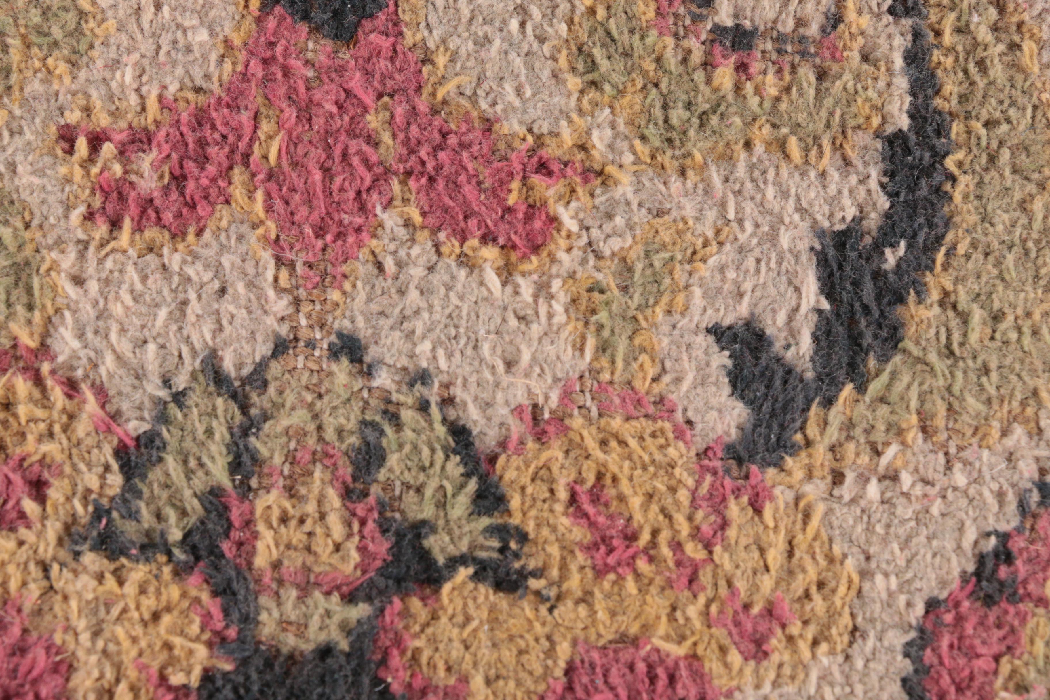 Vintage Power-Loomed Persian-Style Room Size Rug