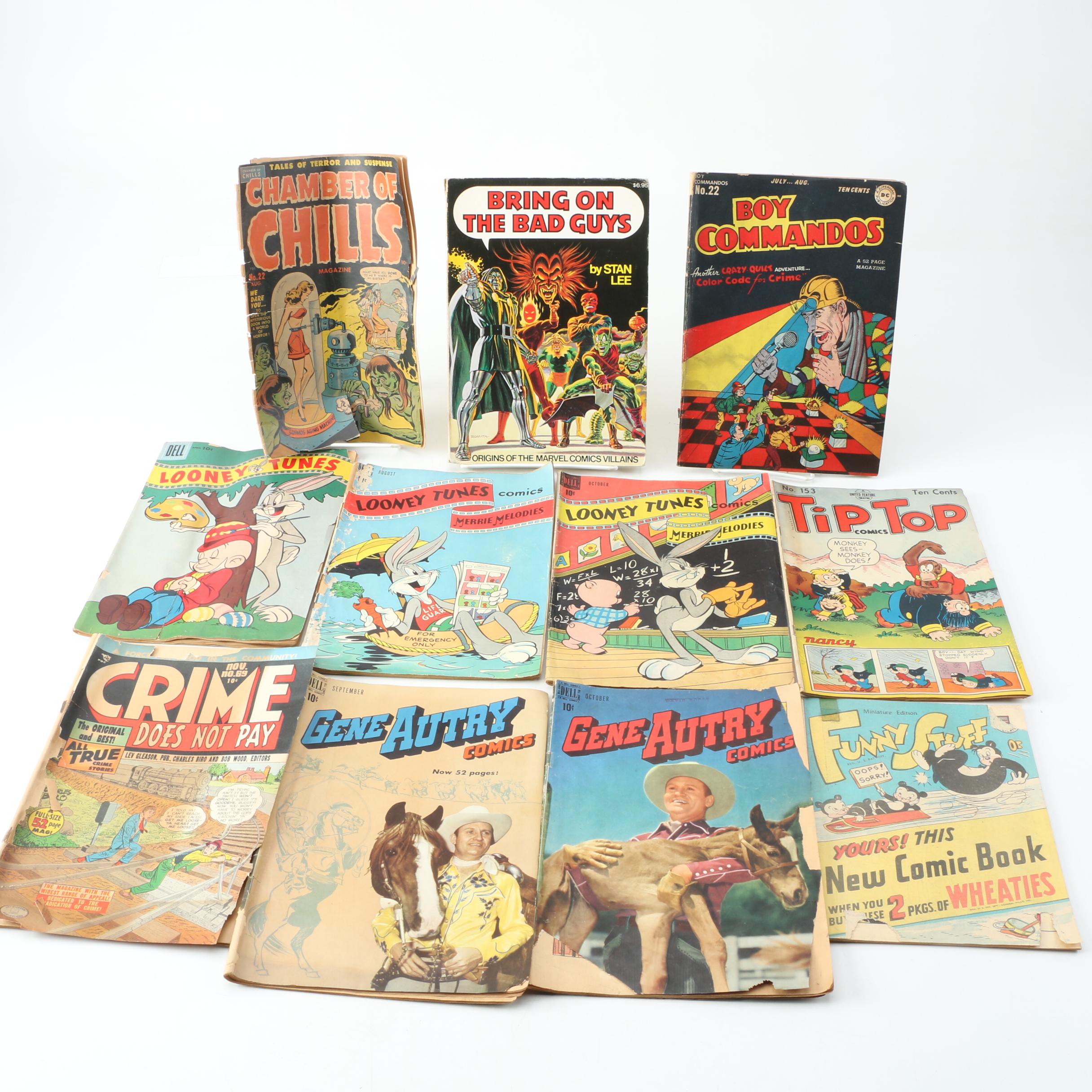 Golden Age Comics with 1946 "Funny Stuff Wheaties Giveaway"