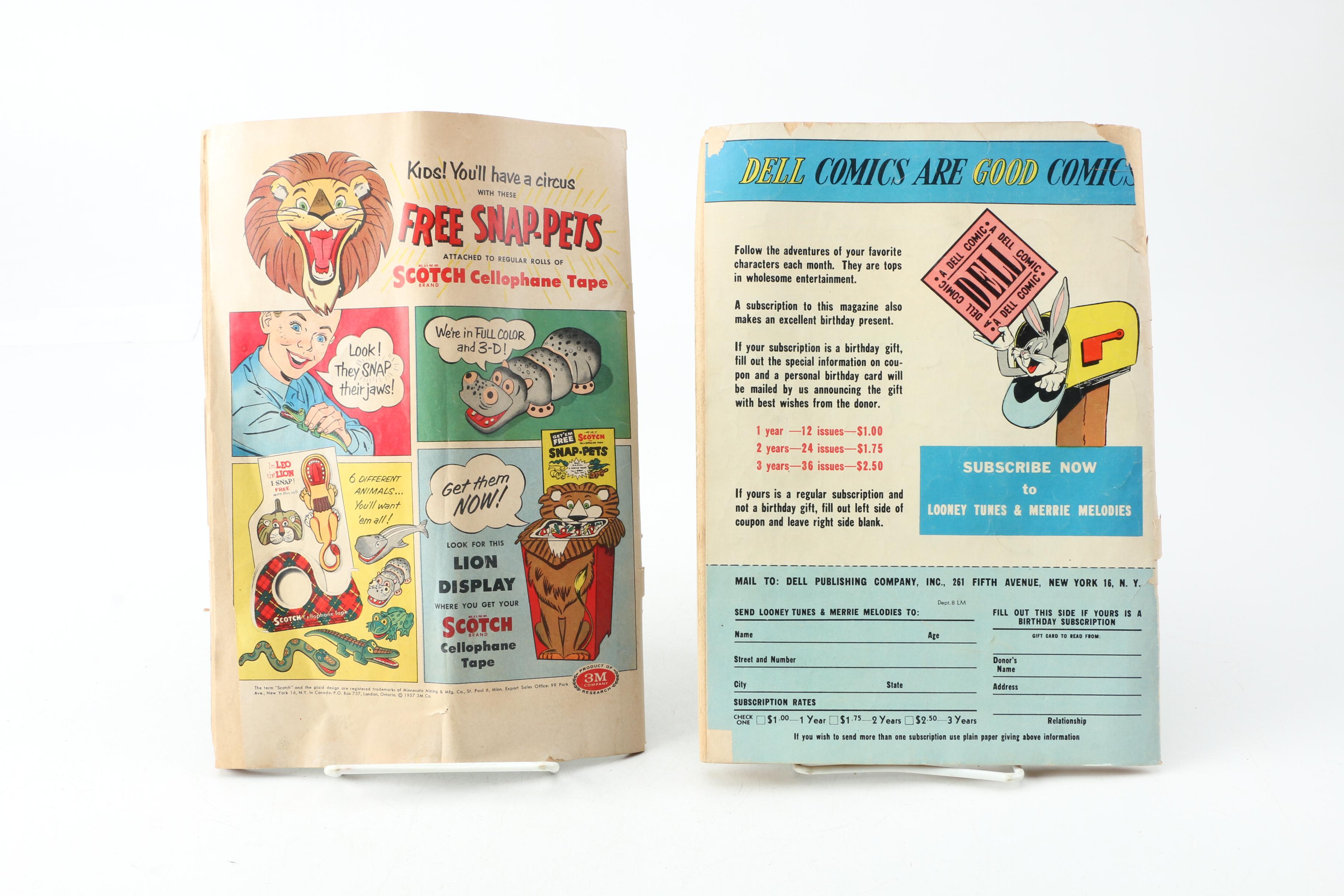 Golden Age Comics with 1946 "Funny Stuff Wheaties Giveaway"