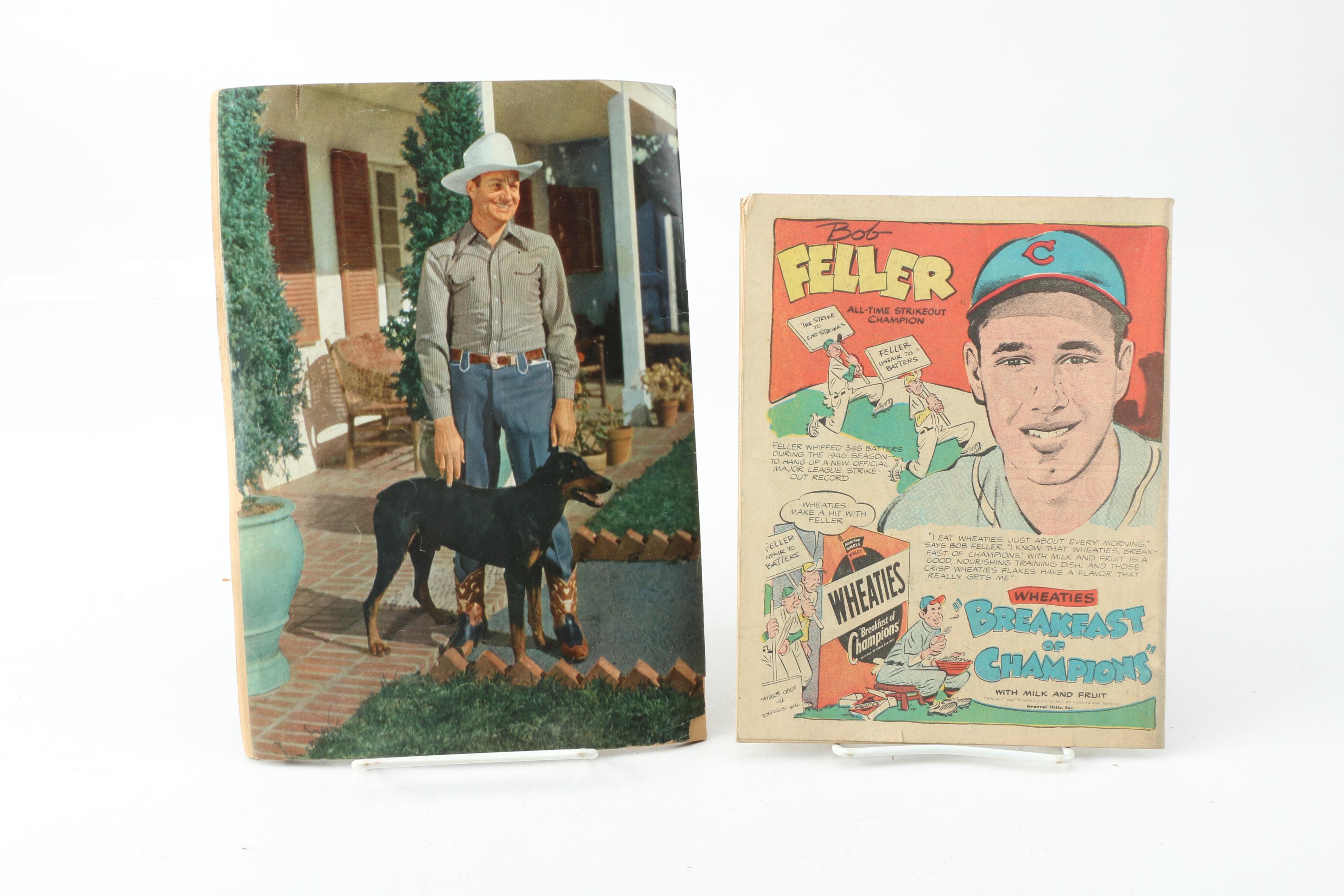 Golden Age Comics with 1946 "Funny Stuff Wheaties Giveaway"