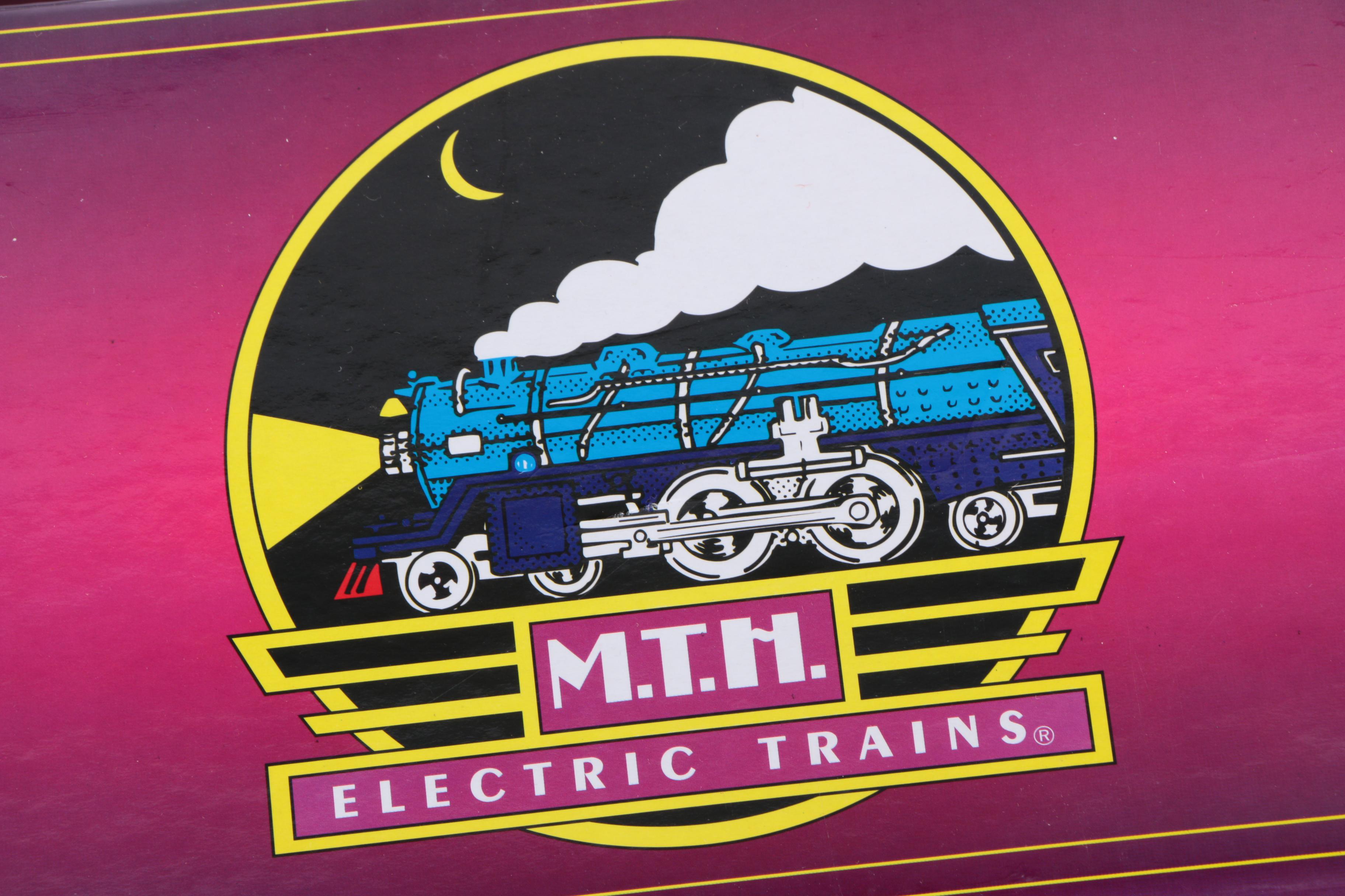 M.T.H. Electric O Scale 2 Rail Steam Engine and Lionel Southern T.T.U.X. Cars