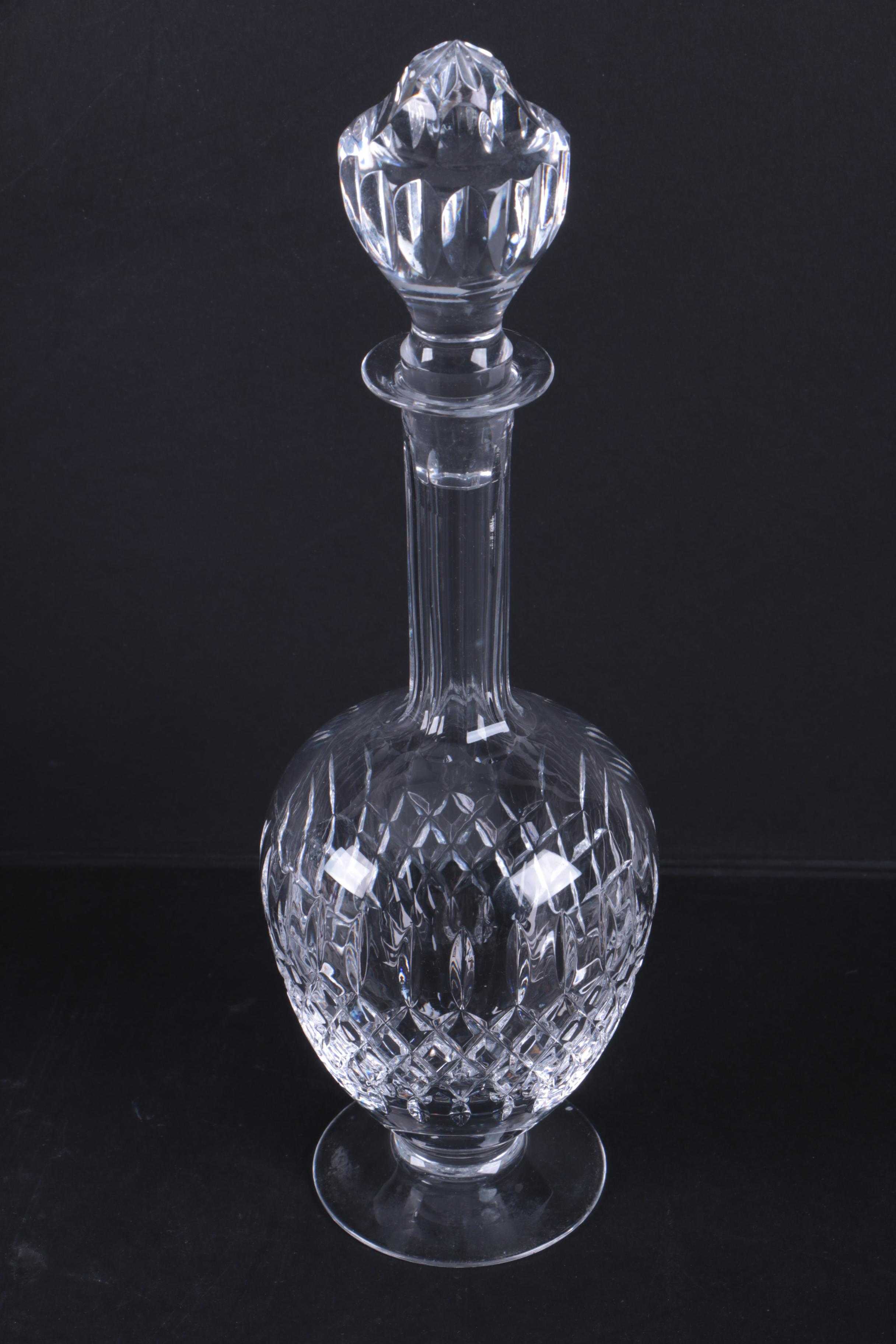 Crystal Decanters Including Baccarat
