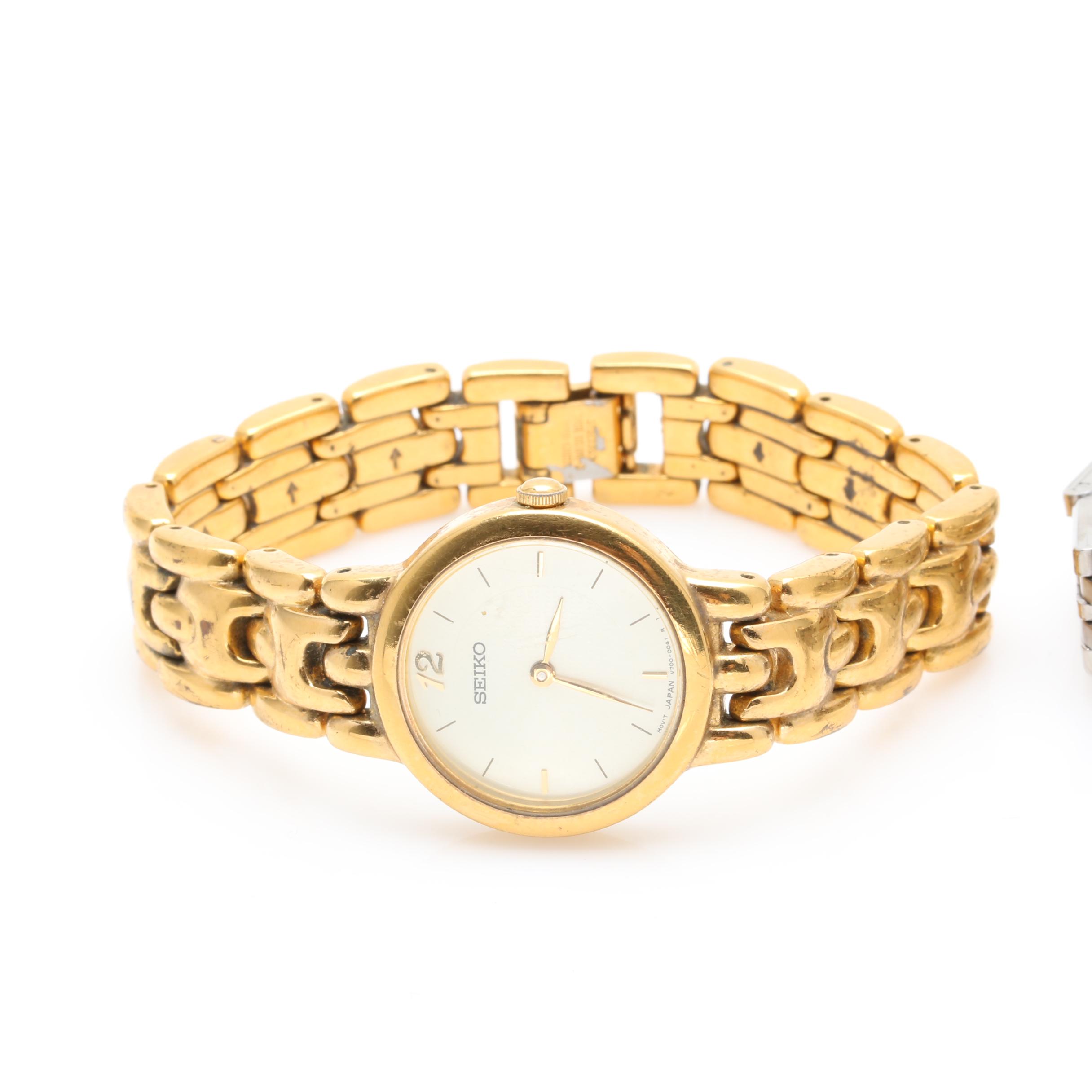 Seiko Gold and Silver Tone Watches