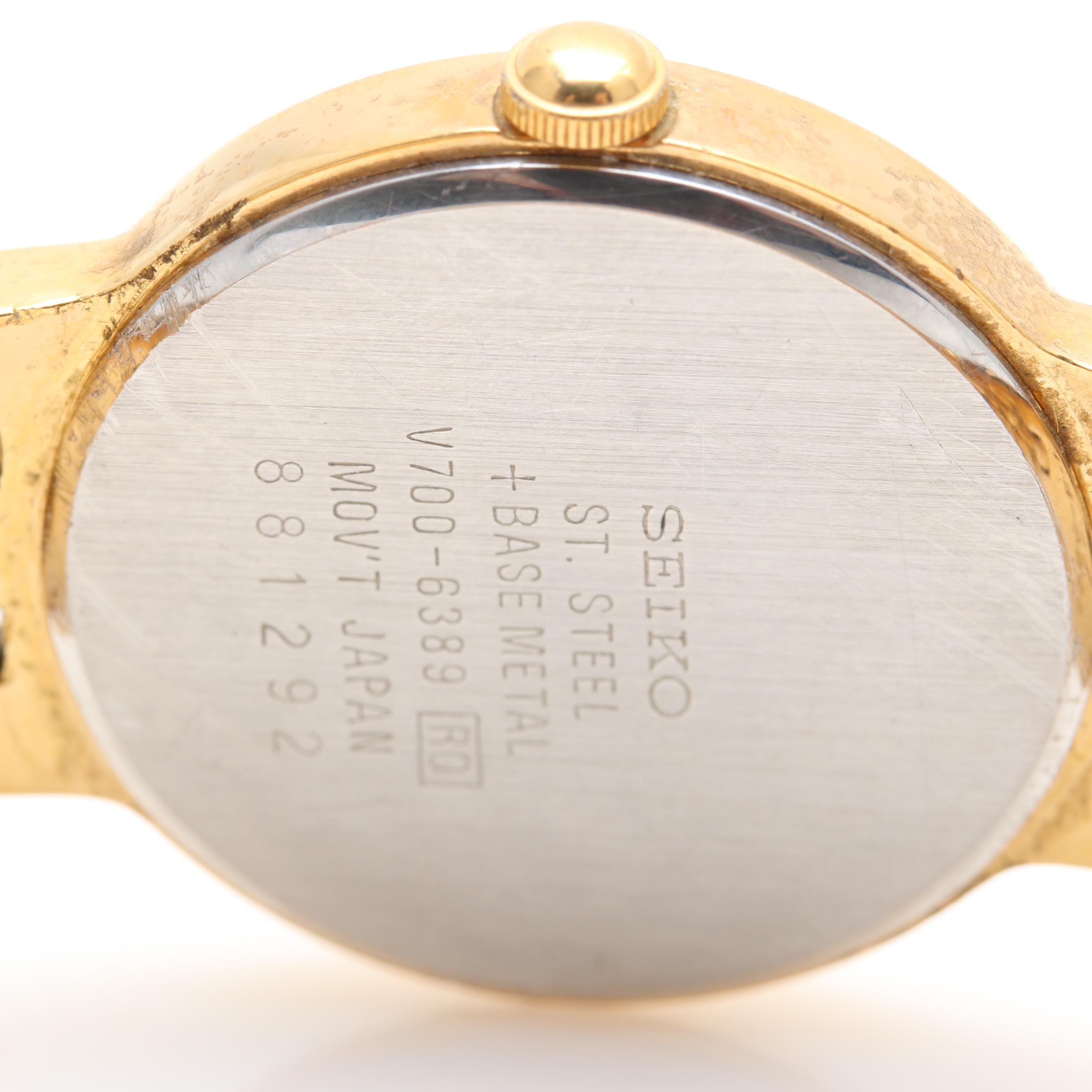 Seiko Gold and Silver Tone Watches