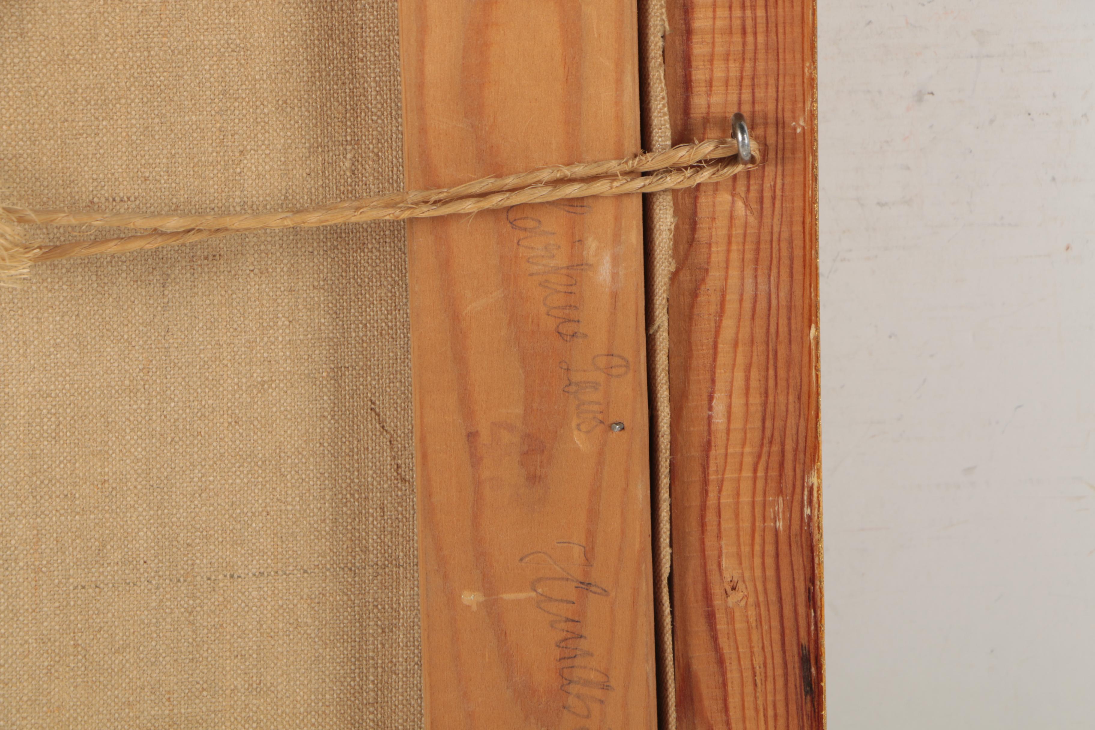 1959 Oil Painting of a Clown