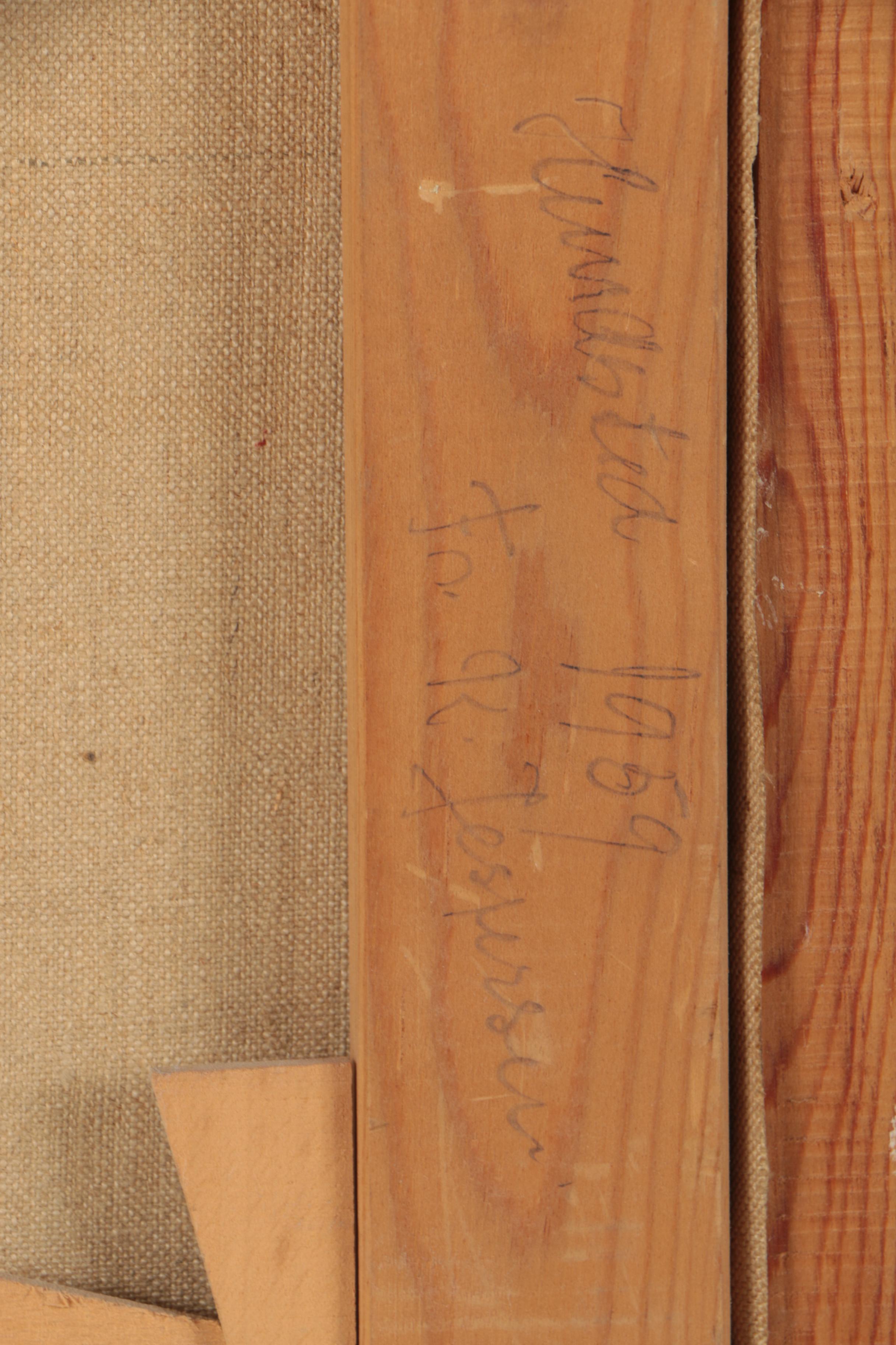 1959 Oil Painting of a Clown