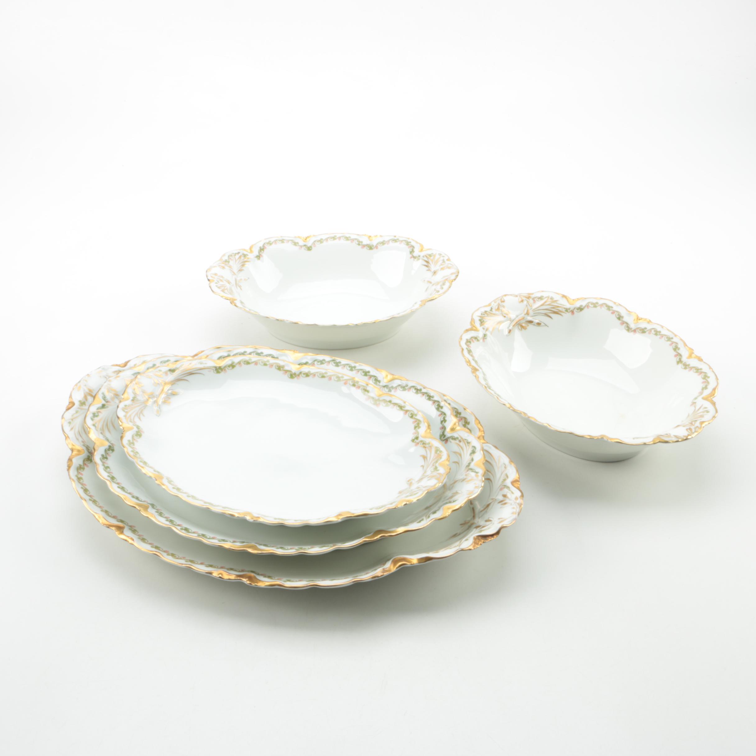 Haviland Limoges "Clover Leaf" Serveware