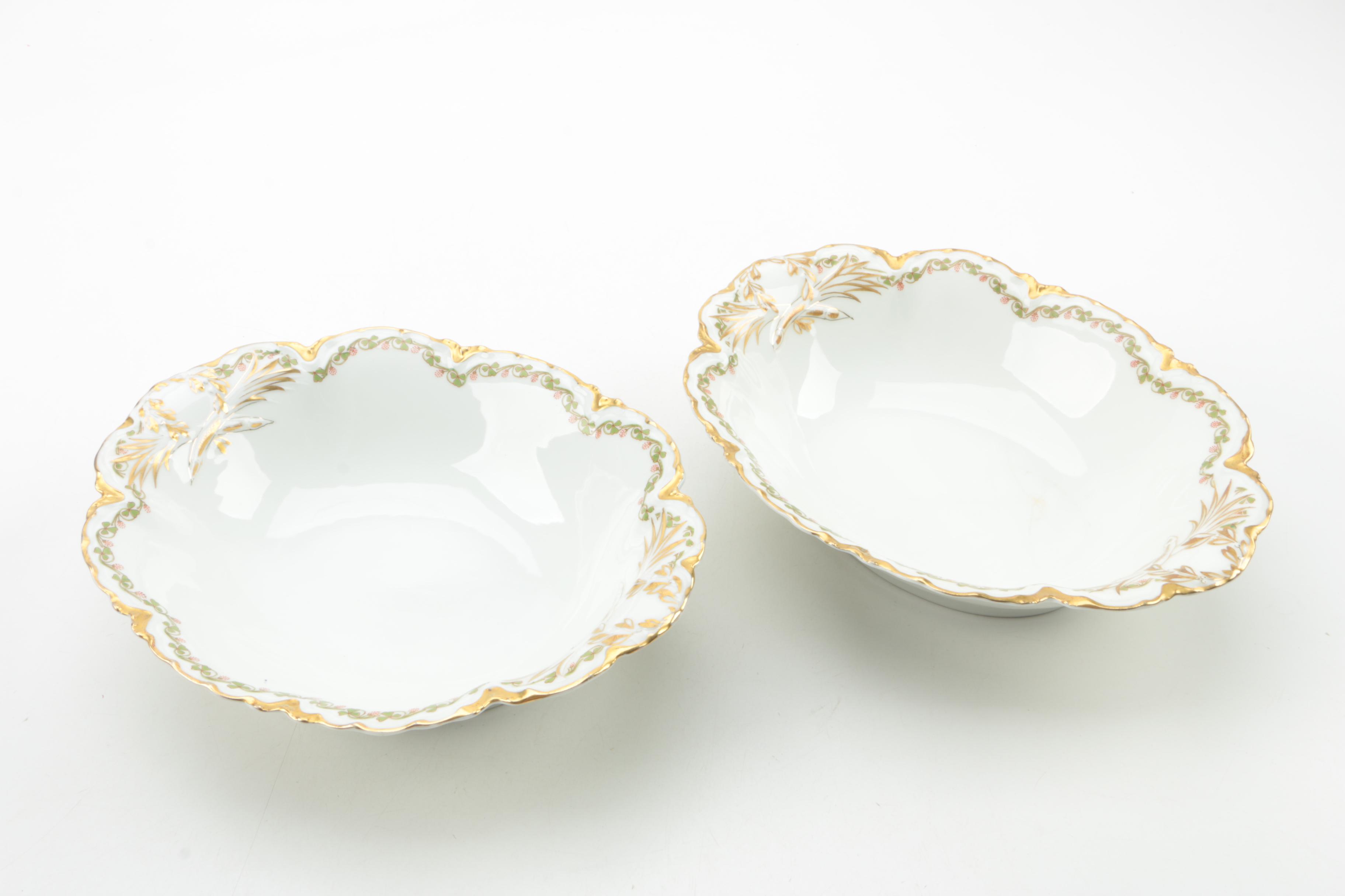 Haviland Limoges "Clover Leaf" Serveware