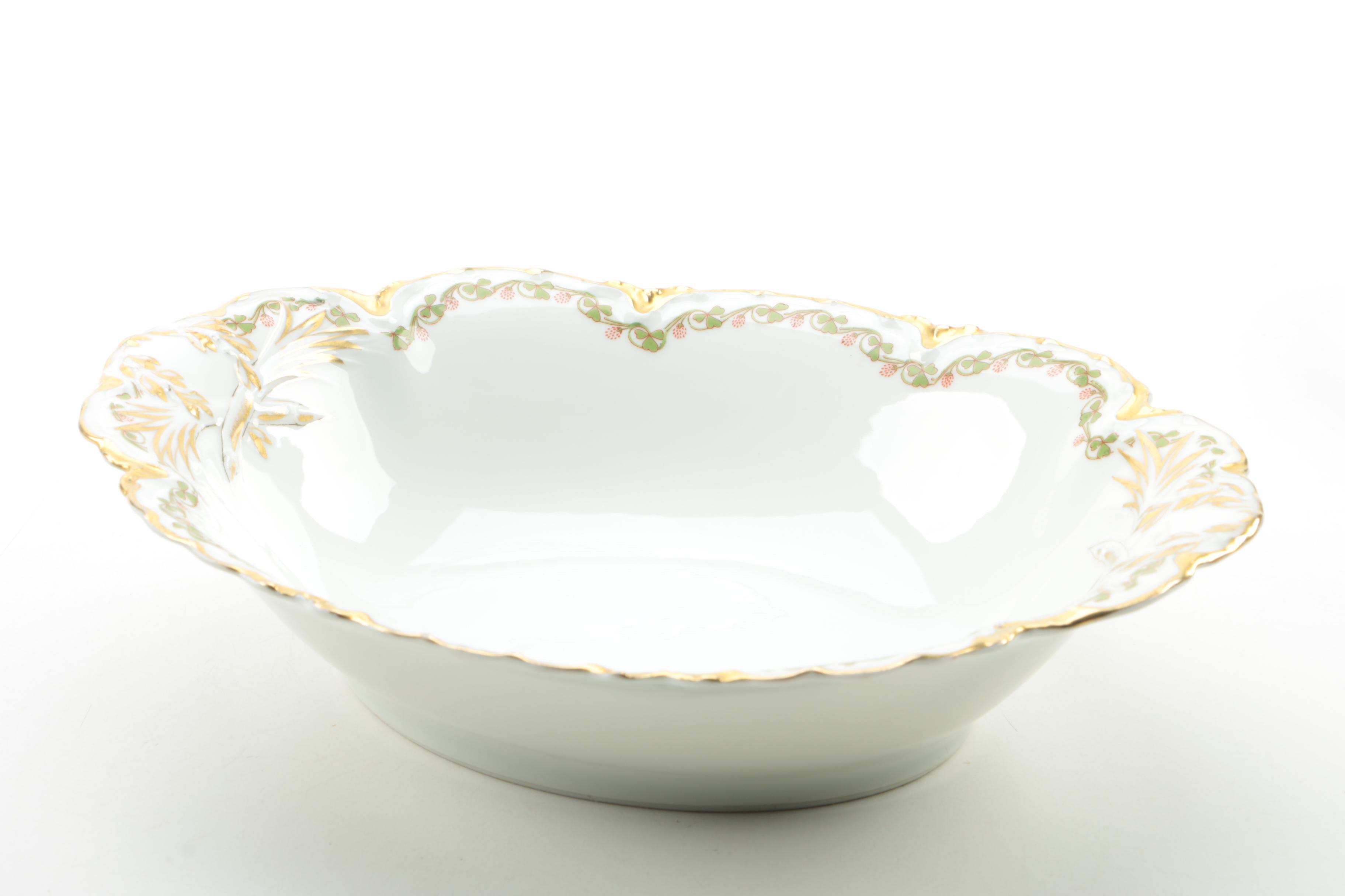 Haviland Limoges "Clover Leaf" Serveware