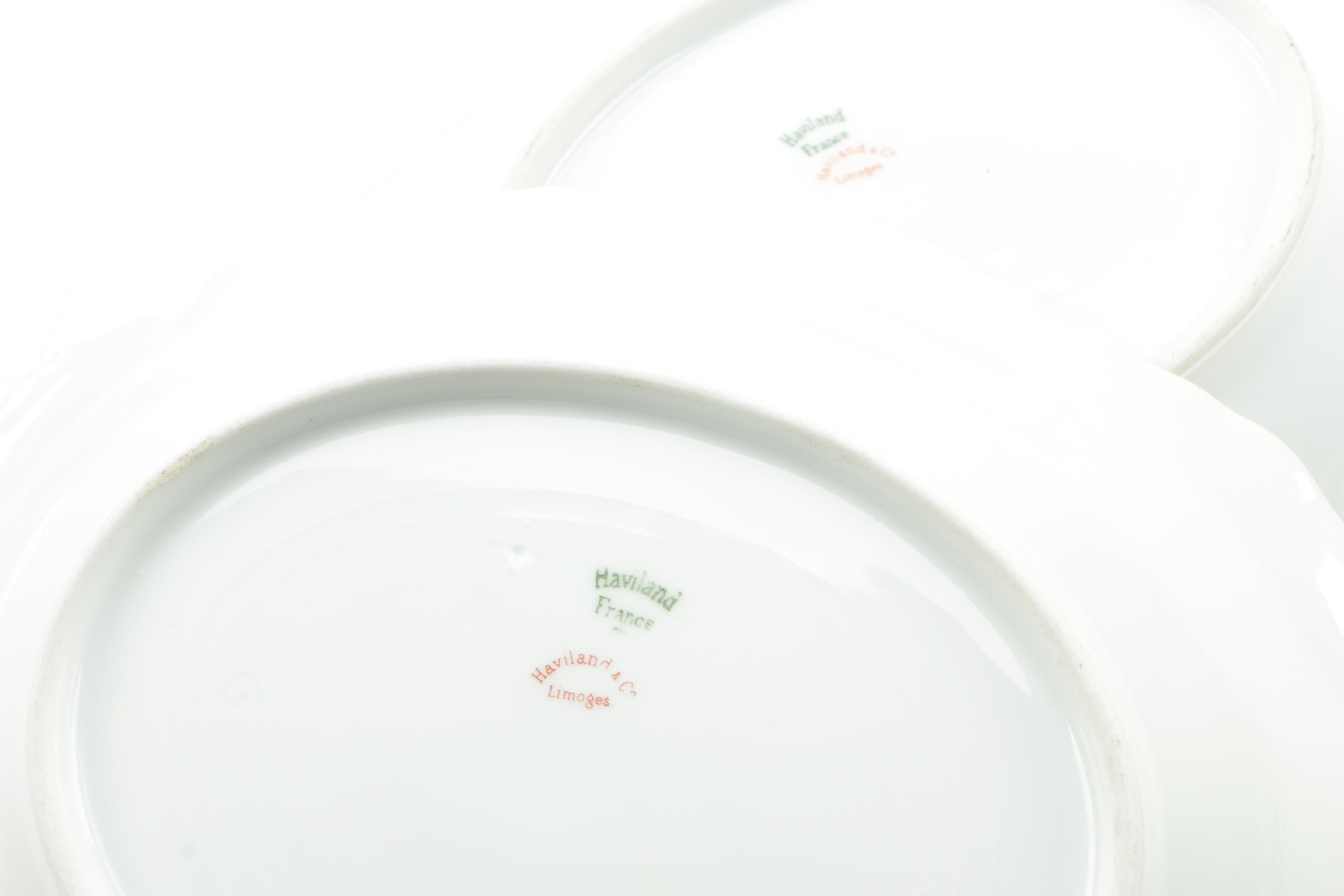 Haviland Limoges "Clover Leaf" Serveware