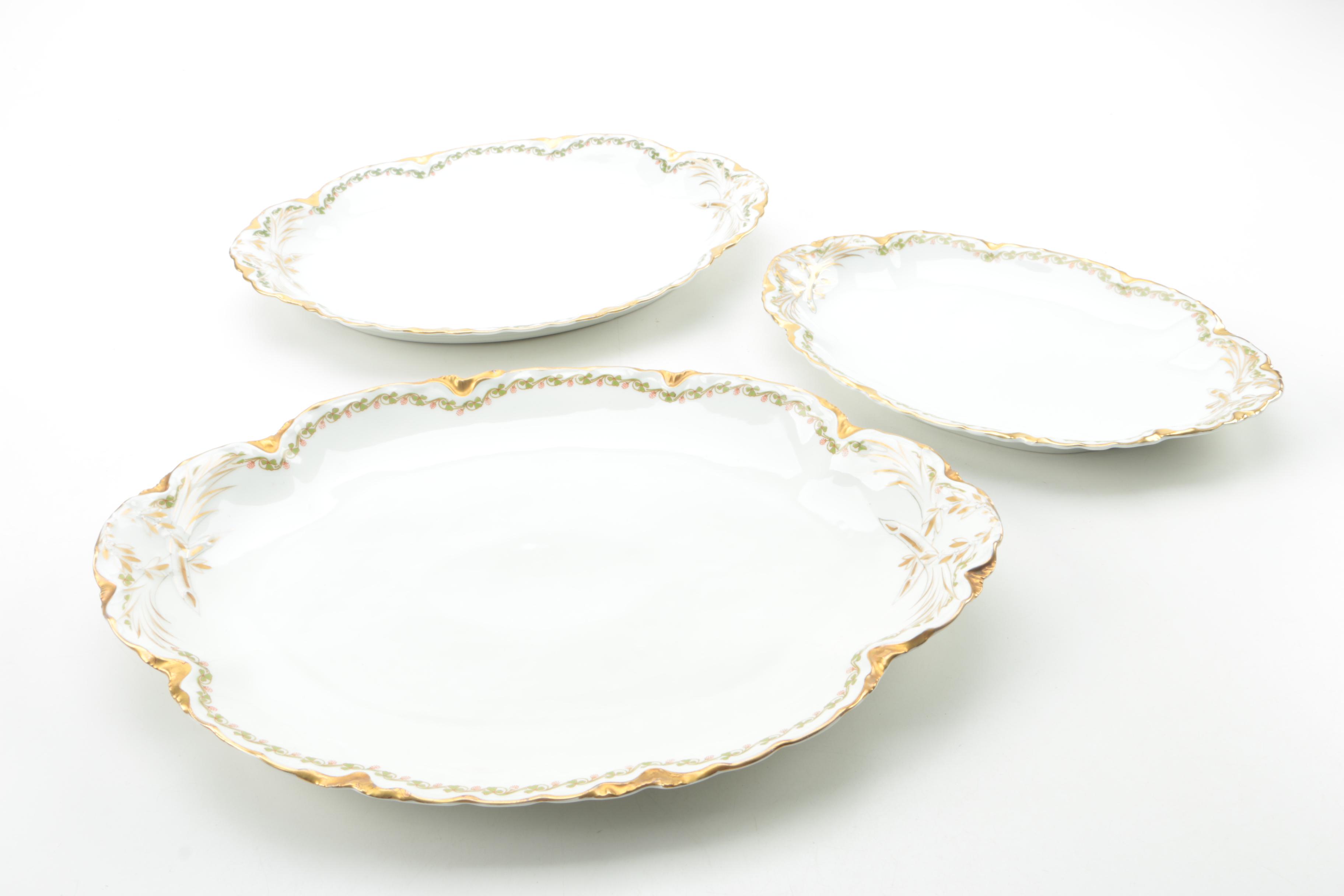 Haviland Limoges "Clover Leaf" Serveware