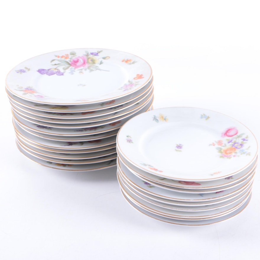 Vintage Krister Porzellan-Manufaktur Porcelain Plates