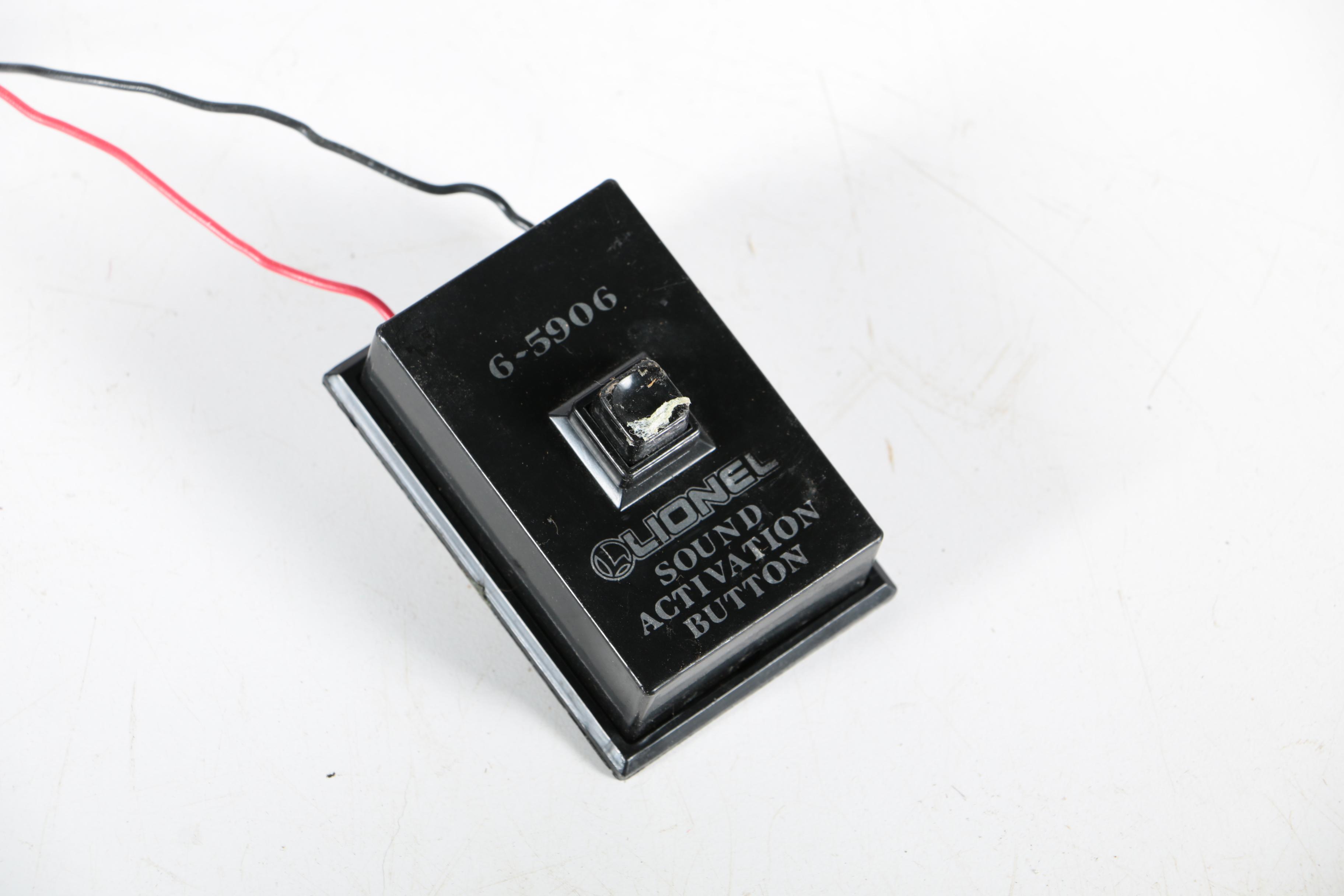 Train Set Accessories Including Lionel and Photograph