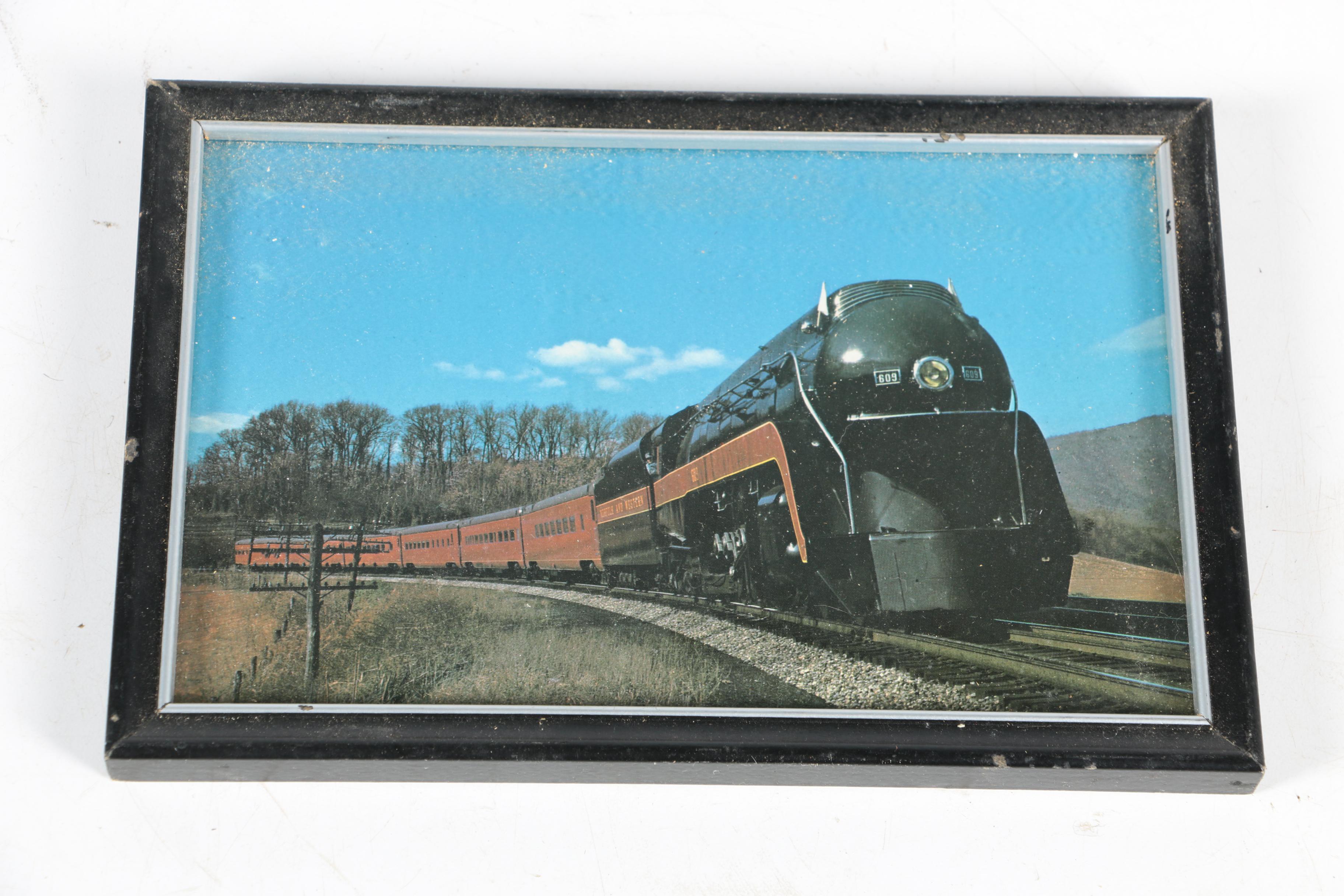 Train Set Accessories Including Lionel and Photograph