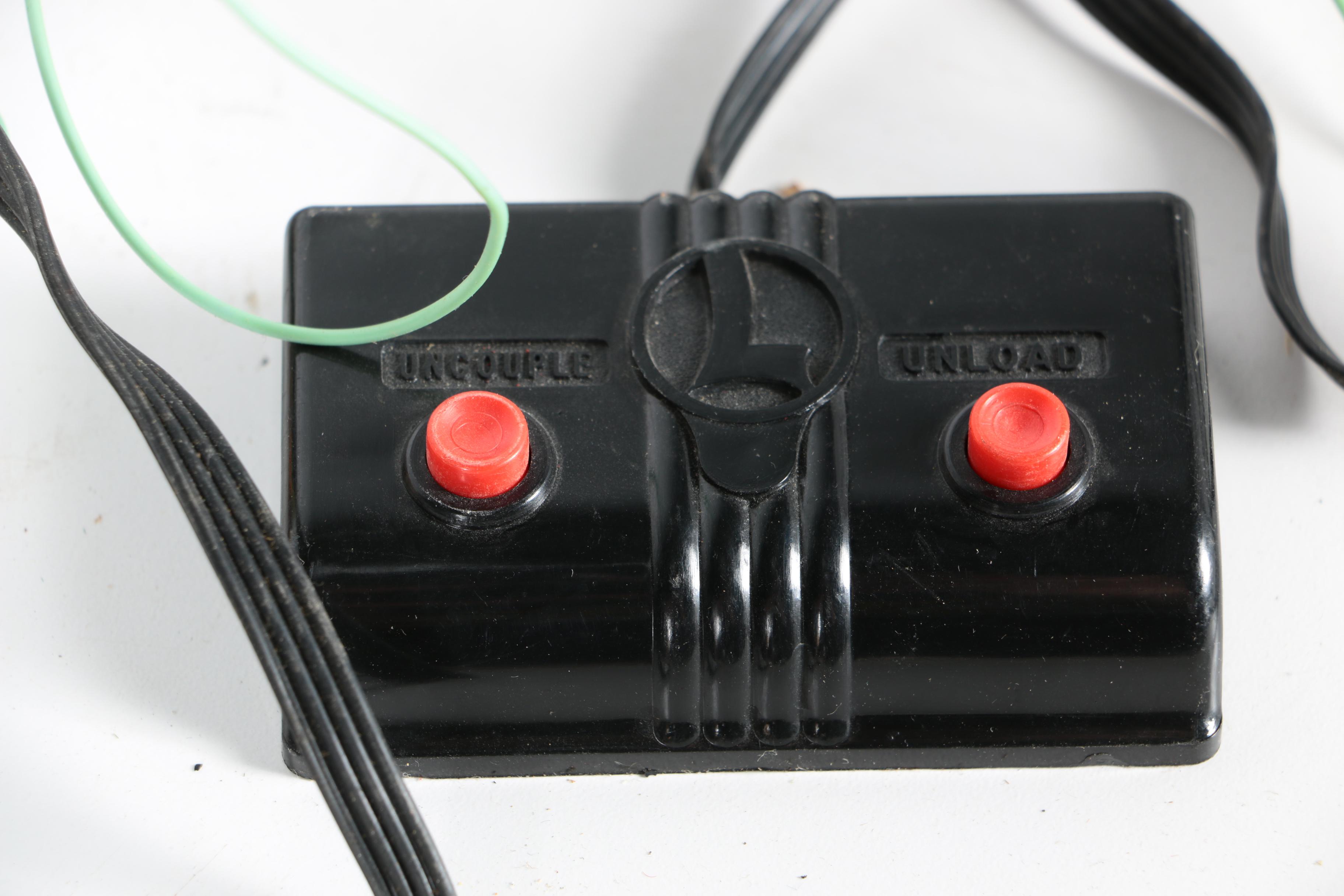 Train Set Accessories Including Lionel and Photograph