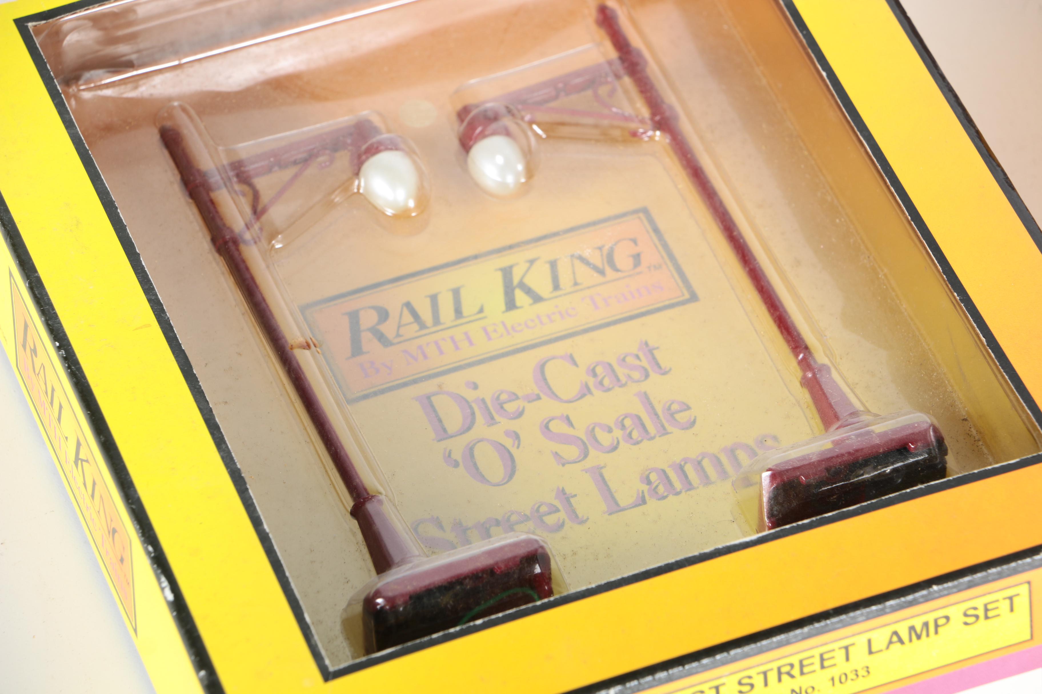 Train Set Accessories Including Lionel and Photograph