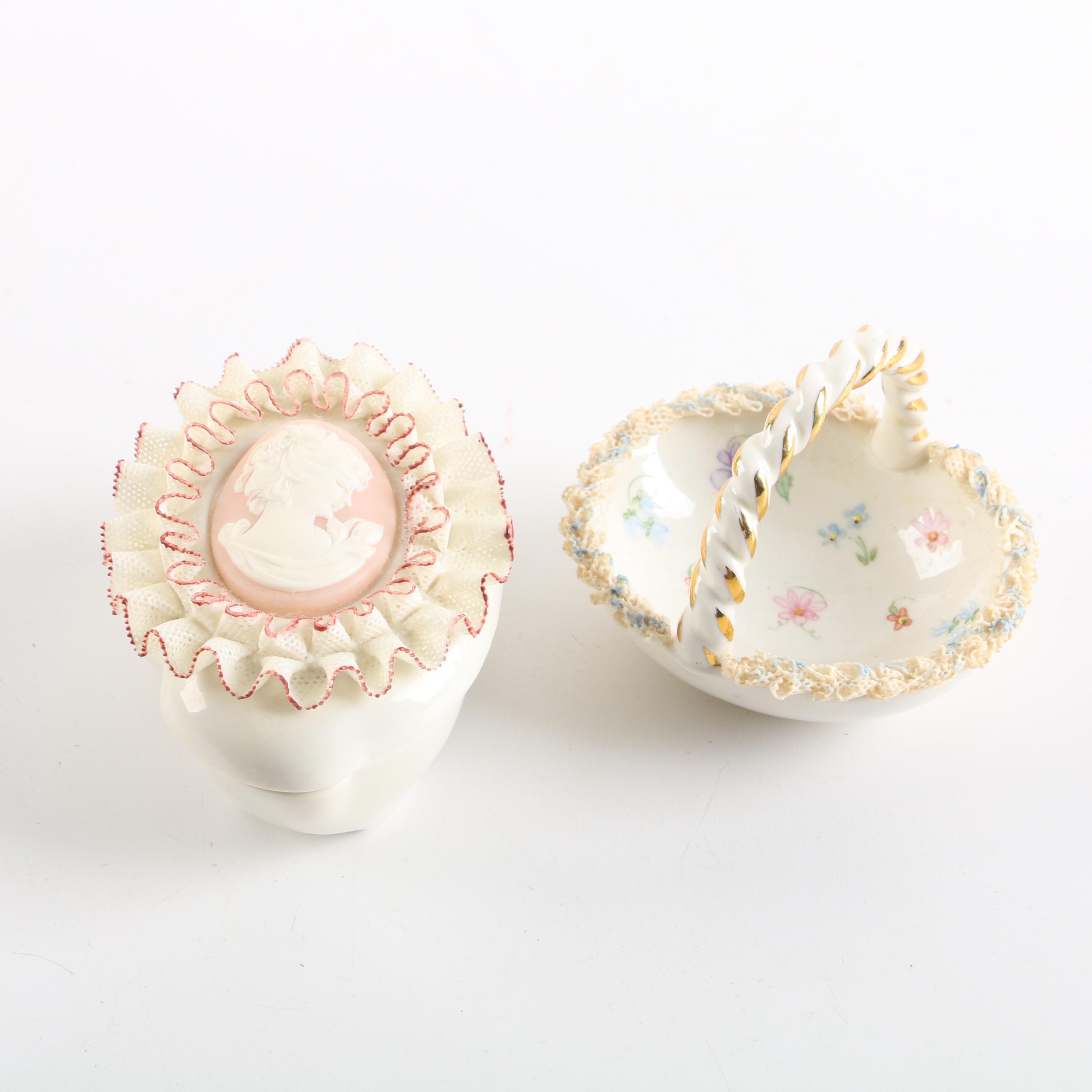 Capodimonte and Irish Dresden Porcelain