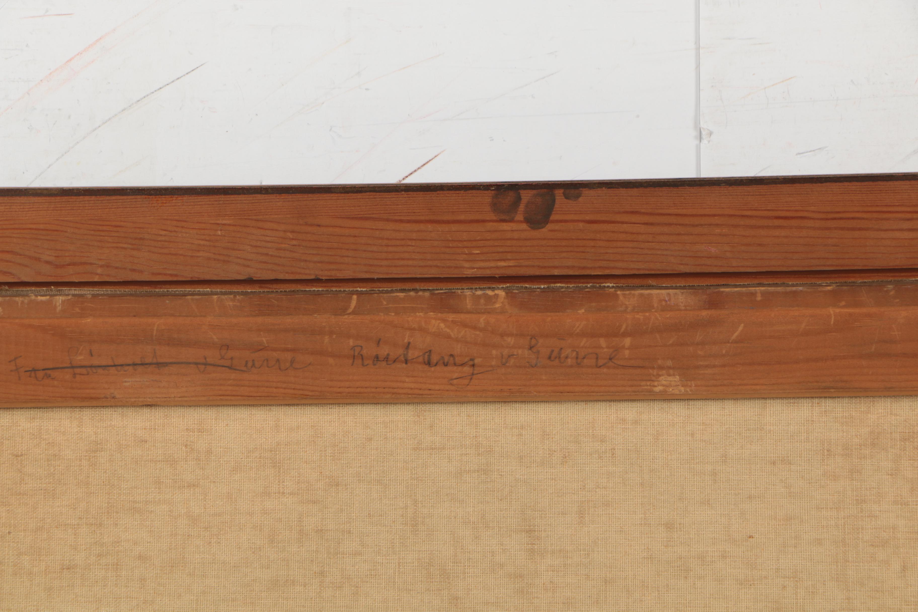 Oil Painting of Pastoral Landscape