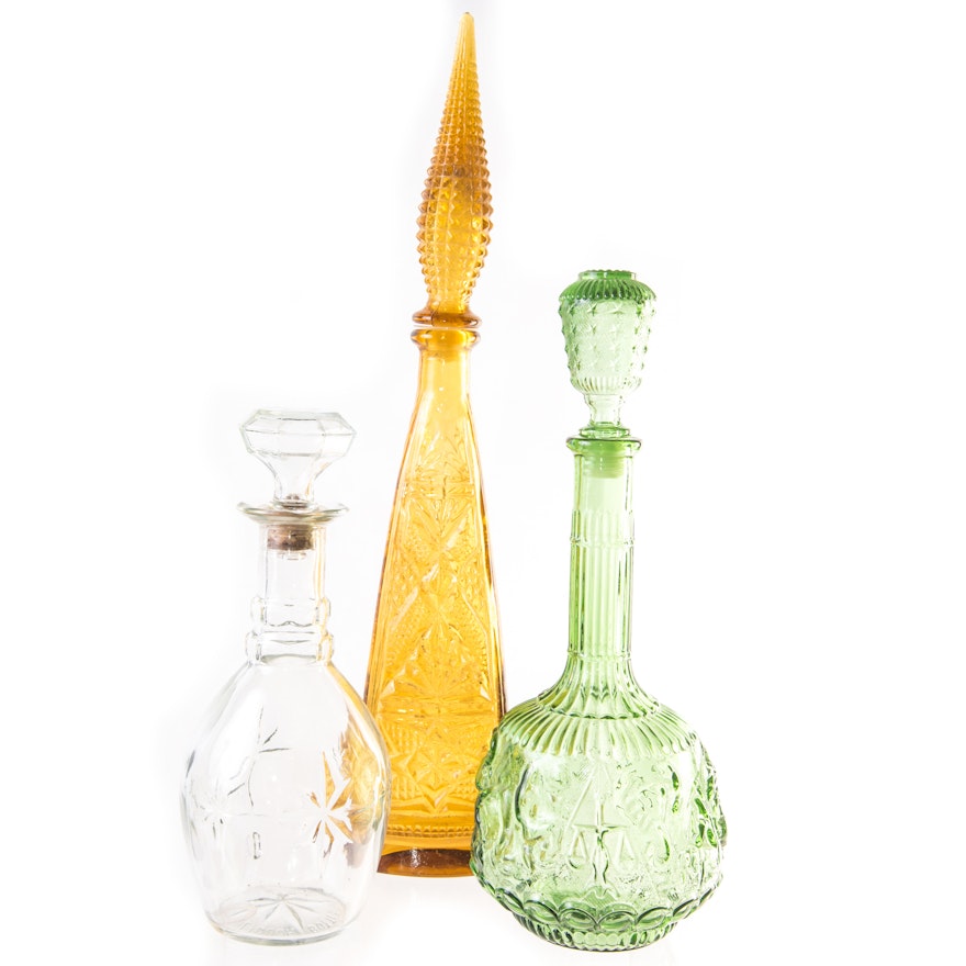 Vintage Glass Decanters