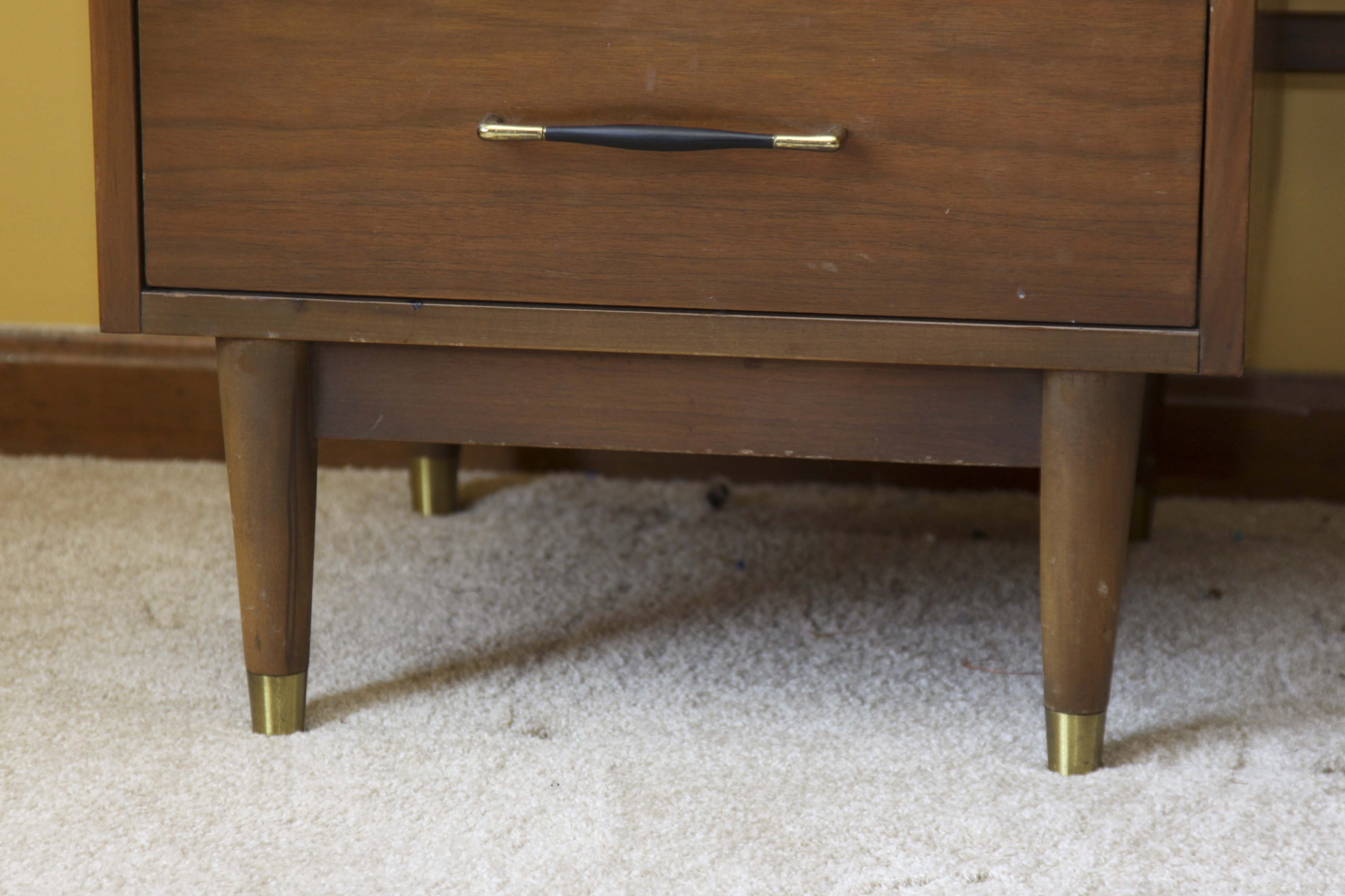 Mid Century Modern Walnut Desk