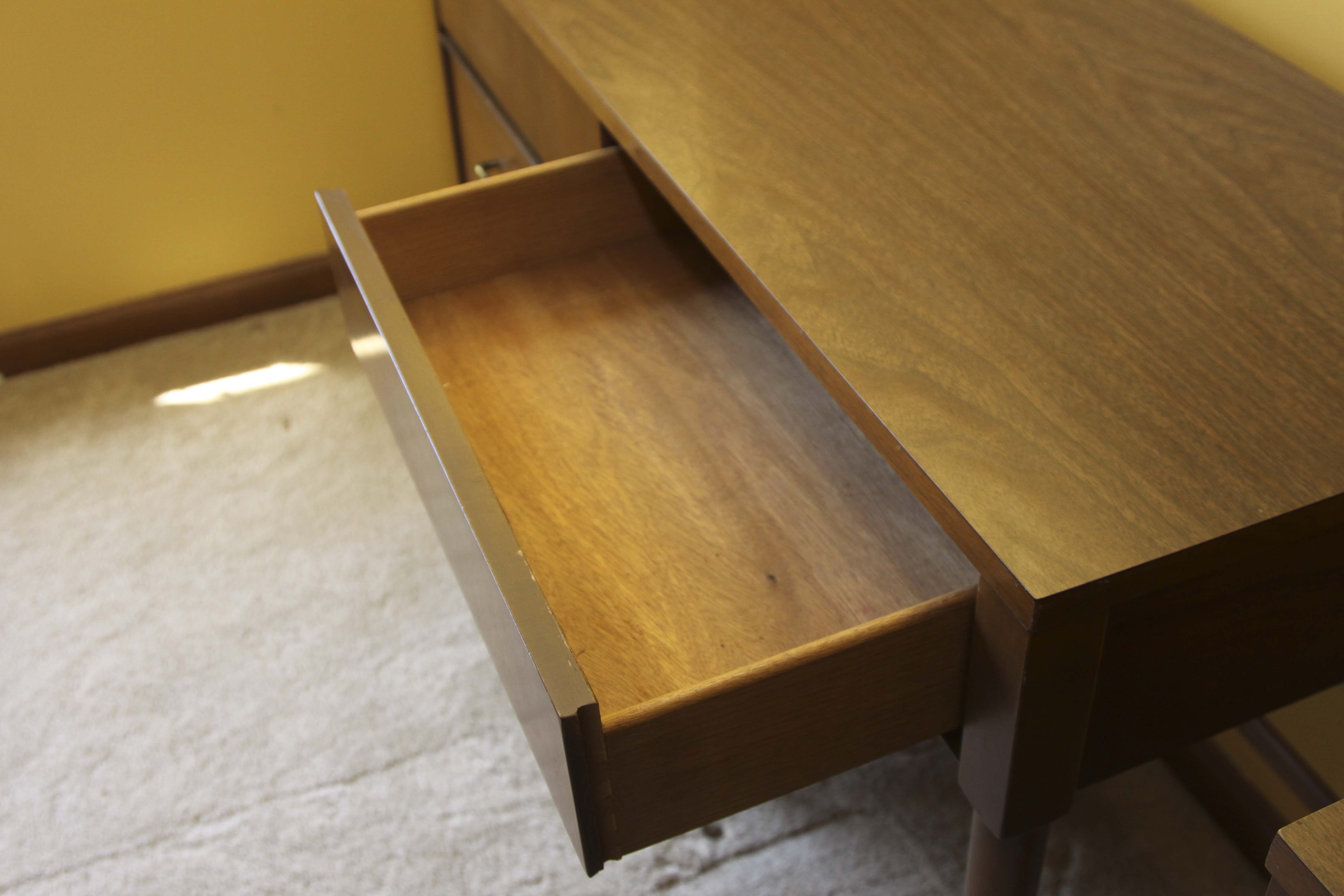 Mid Century Modern Walnut Desk