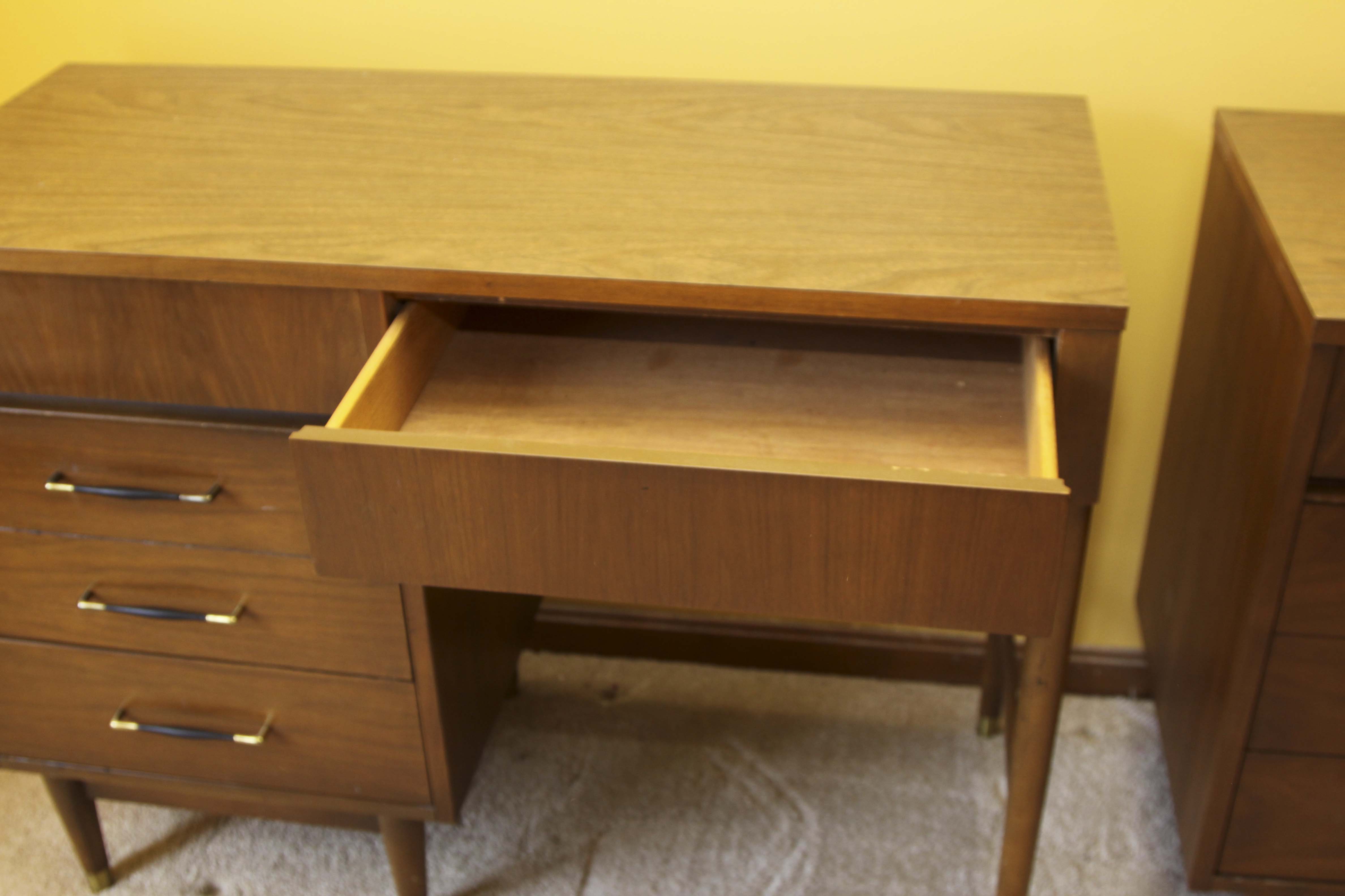 Mid Century Modern Walnut Desk