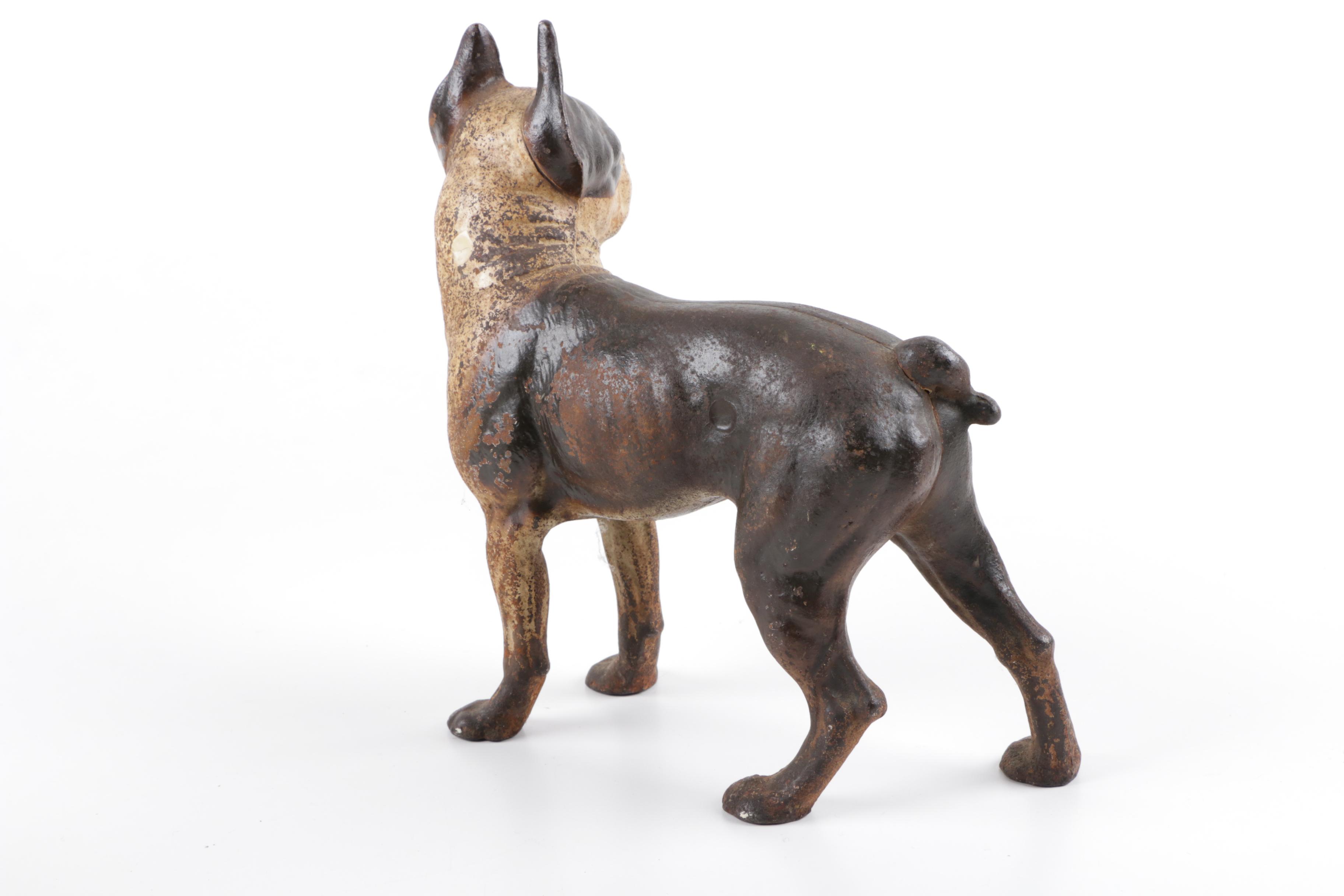 Hubley Cast Iron French Bulldog Door Stops