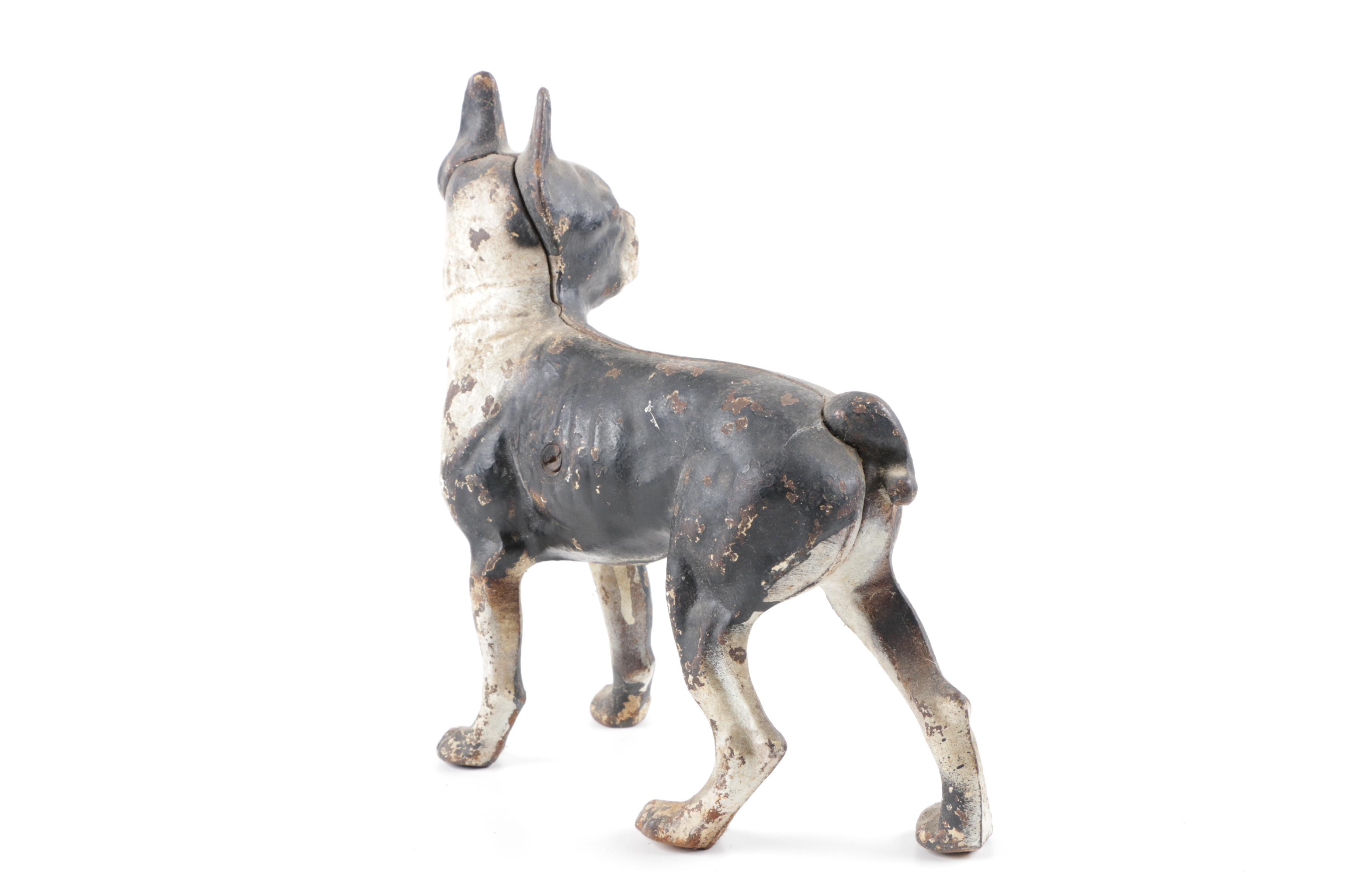 Hubley Cast Iron French Bulldog Door Stops