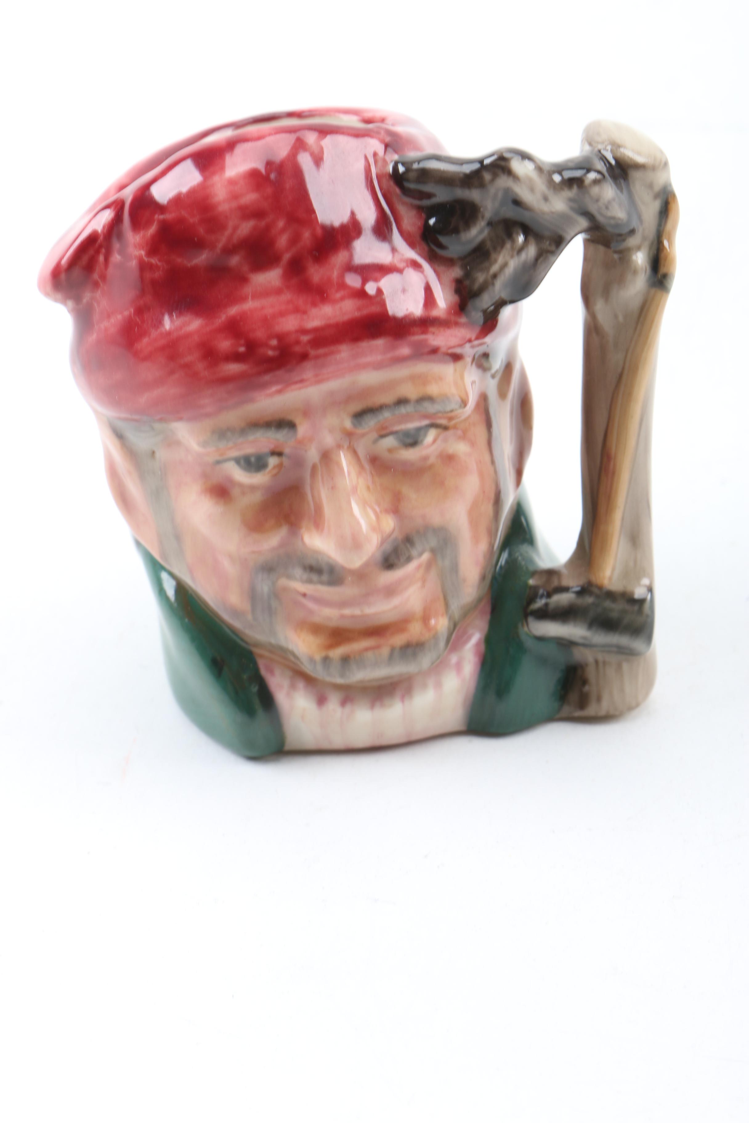 Vintage Royal Doulton "Lumberjack" Toby Character Jugs 1966