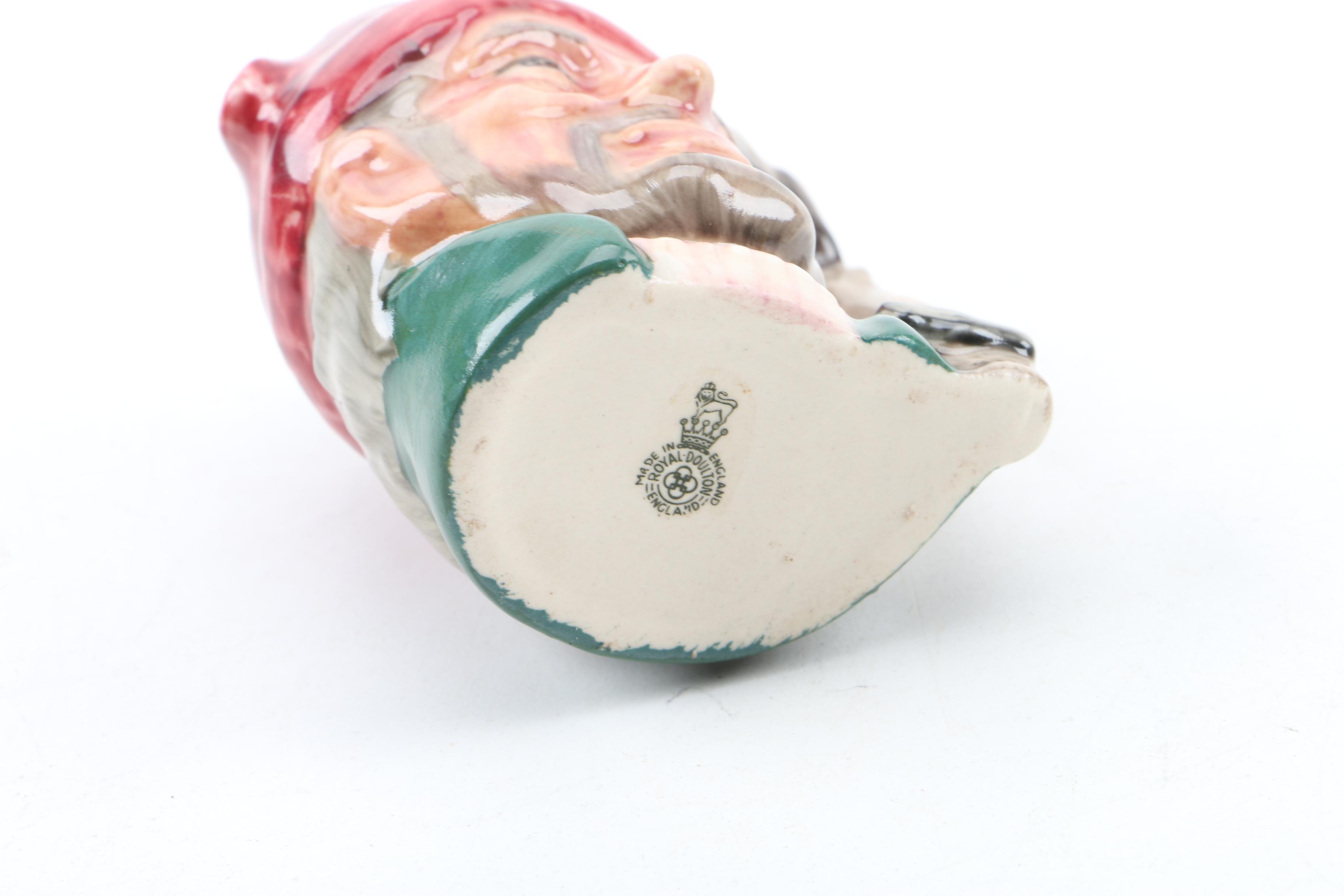 Vintage Royal Doulton "Lumberjack" Toby Character Jugs 1966