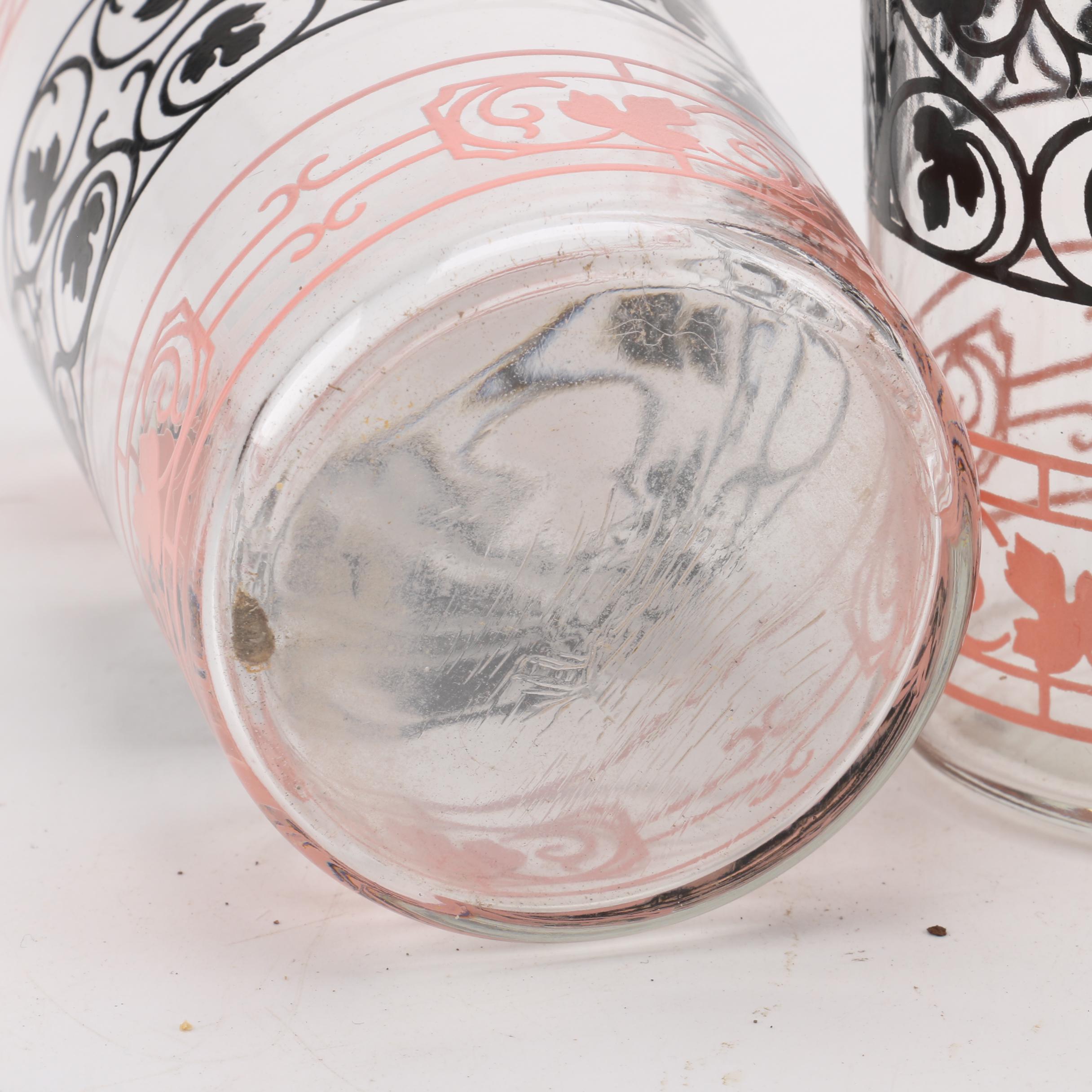 Mid-Century Modern Glass Tumblers