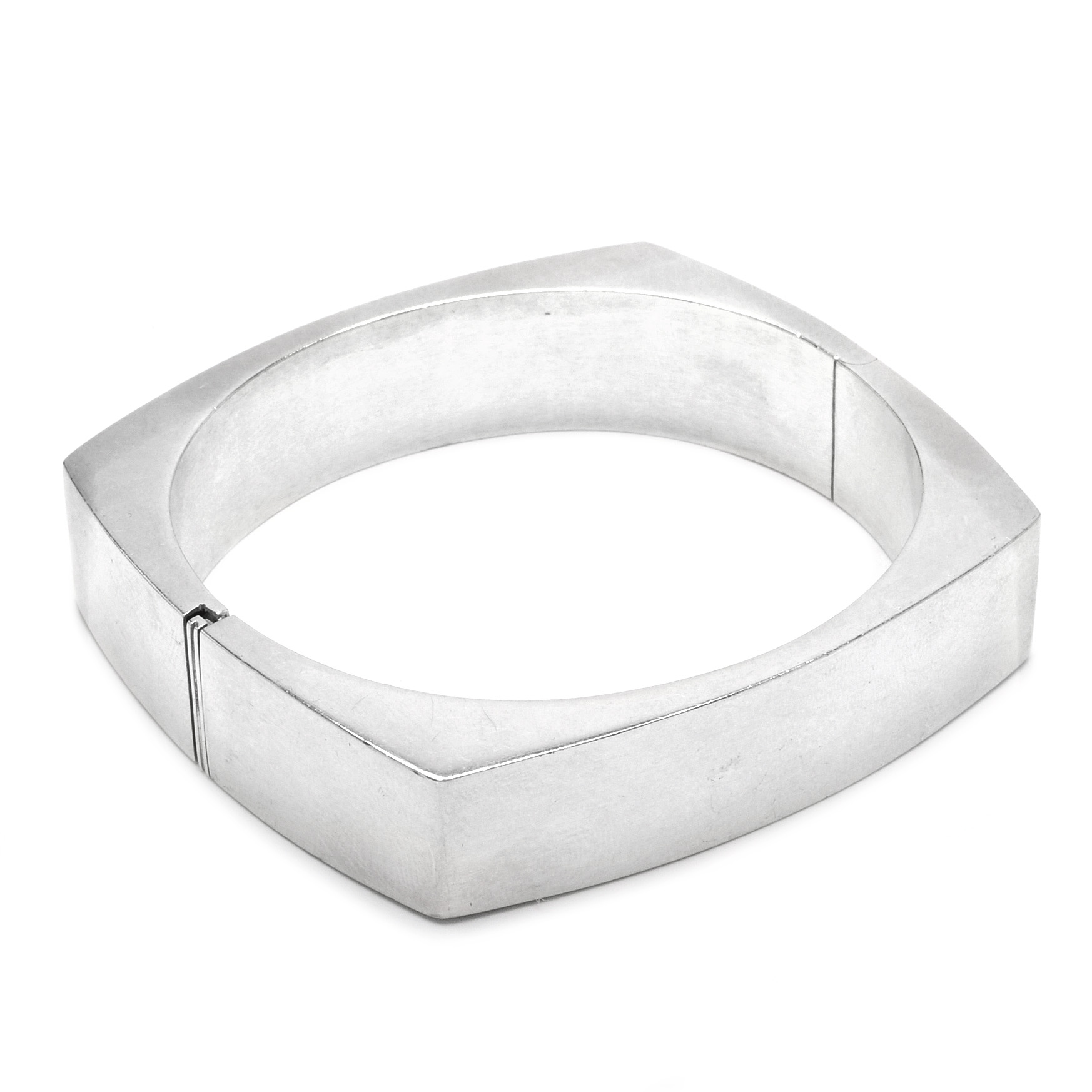 Moltke Danish Modern Sterling Silver Bangle Bracelet